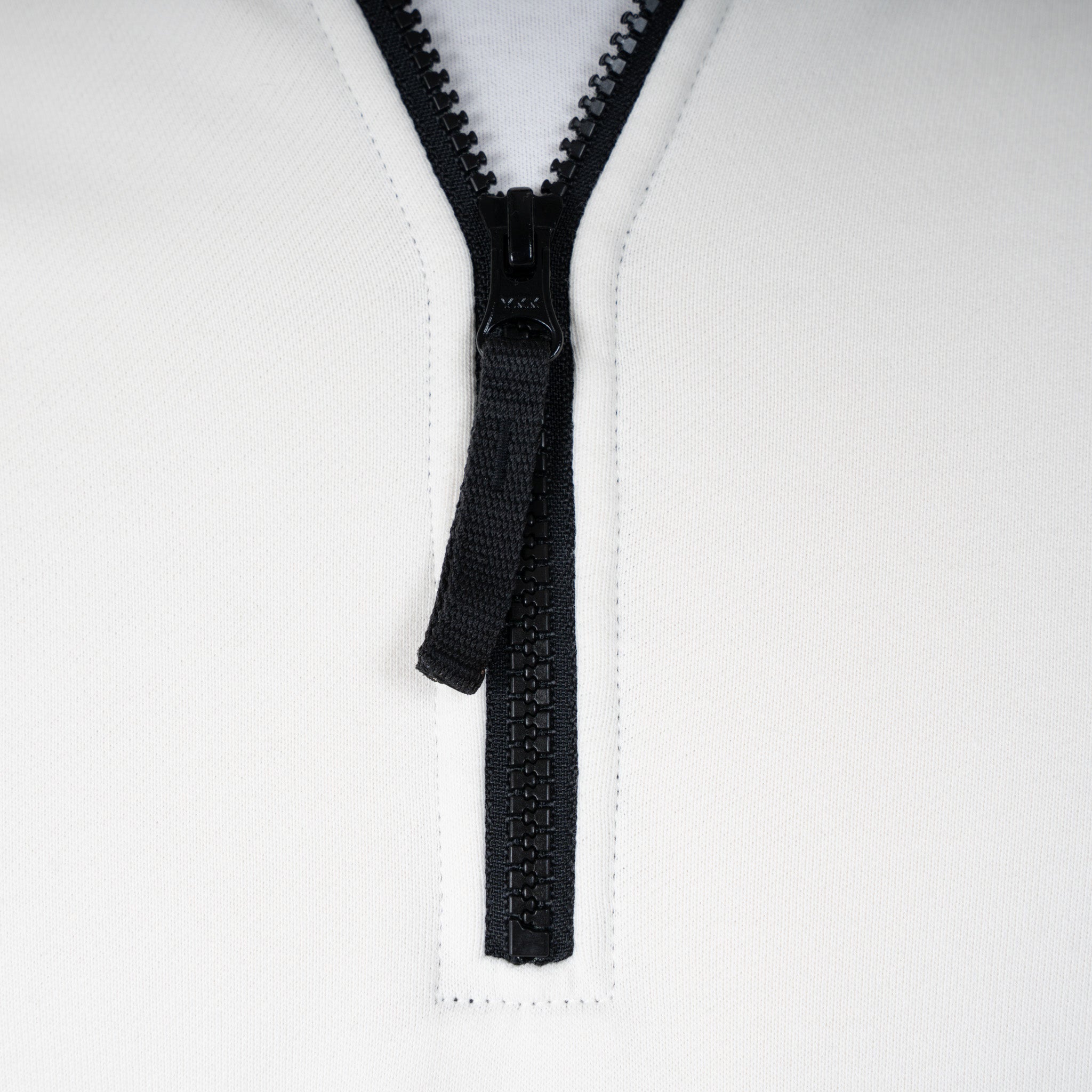 Stone Island Sweater met Rits Crème | Cotton Fleece