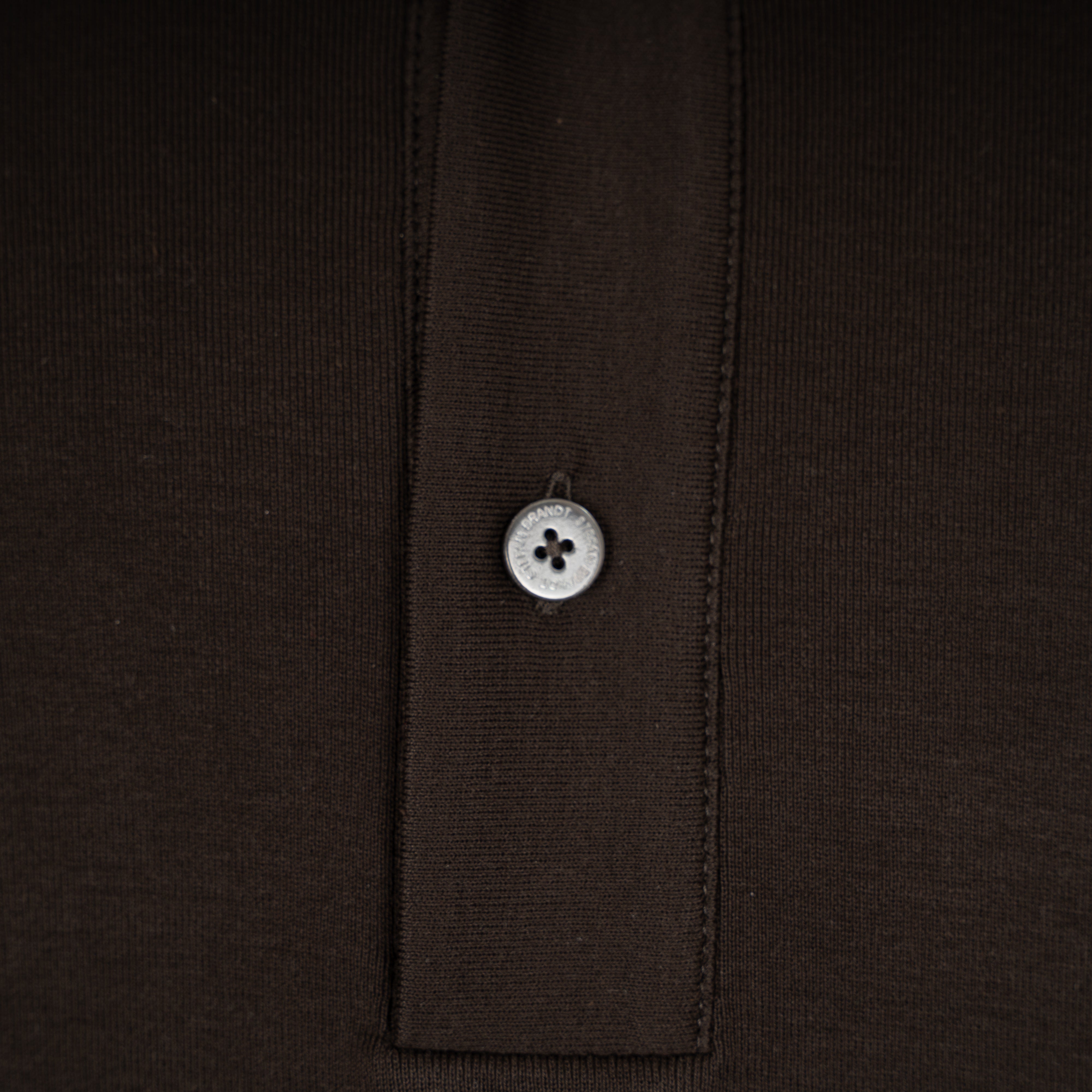 Stefan Brandt Polo Lange Mouw Bruin | LIM 3B FR 30