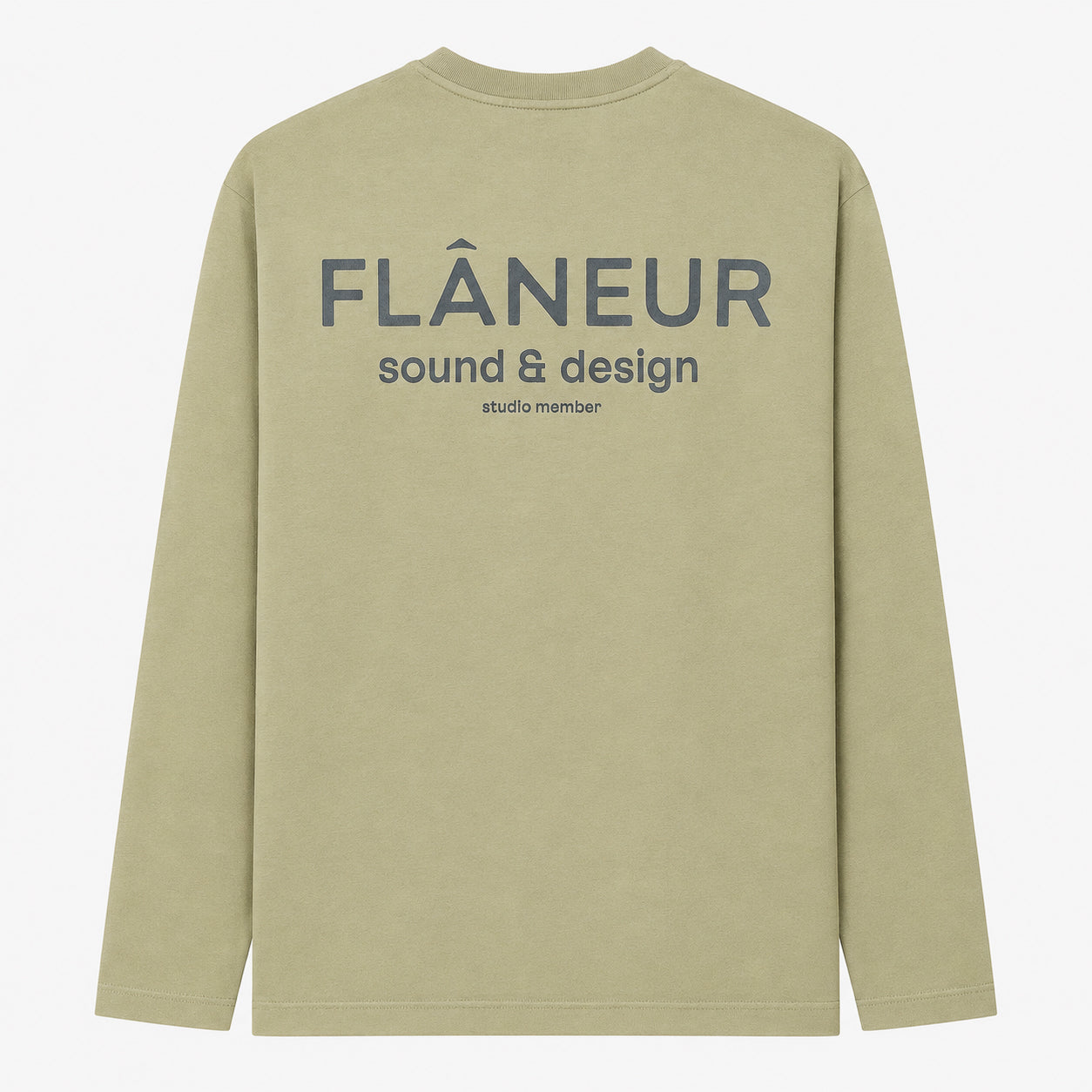 Flaneur Longsleeve Groen | Sound & Design Studio Member