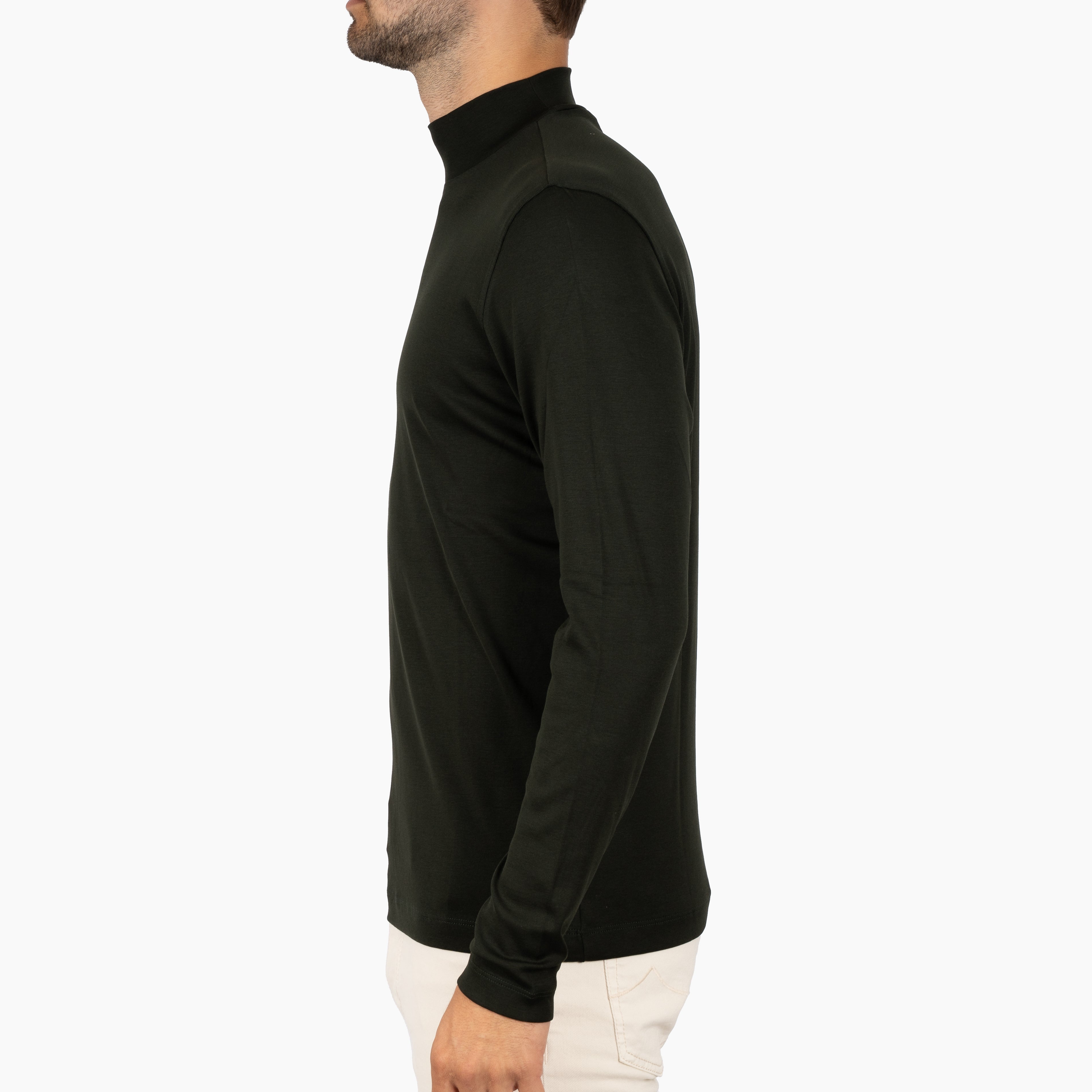 Stefan Brandt Turtleneck Trui Groen | Eli Turtle LA 30