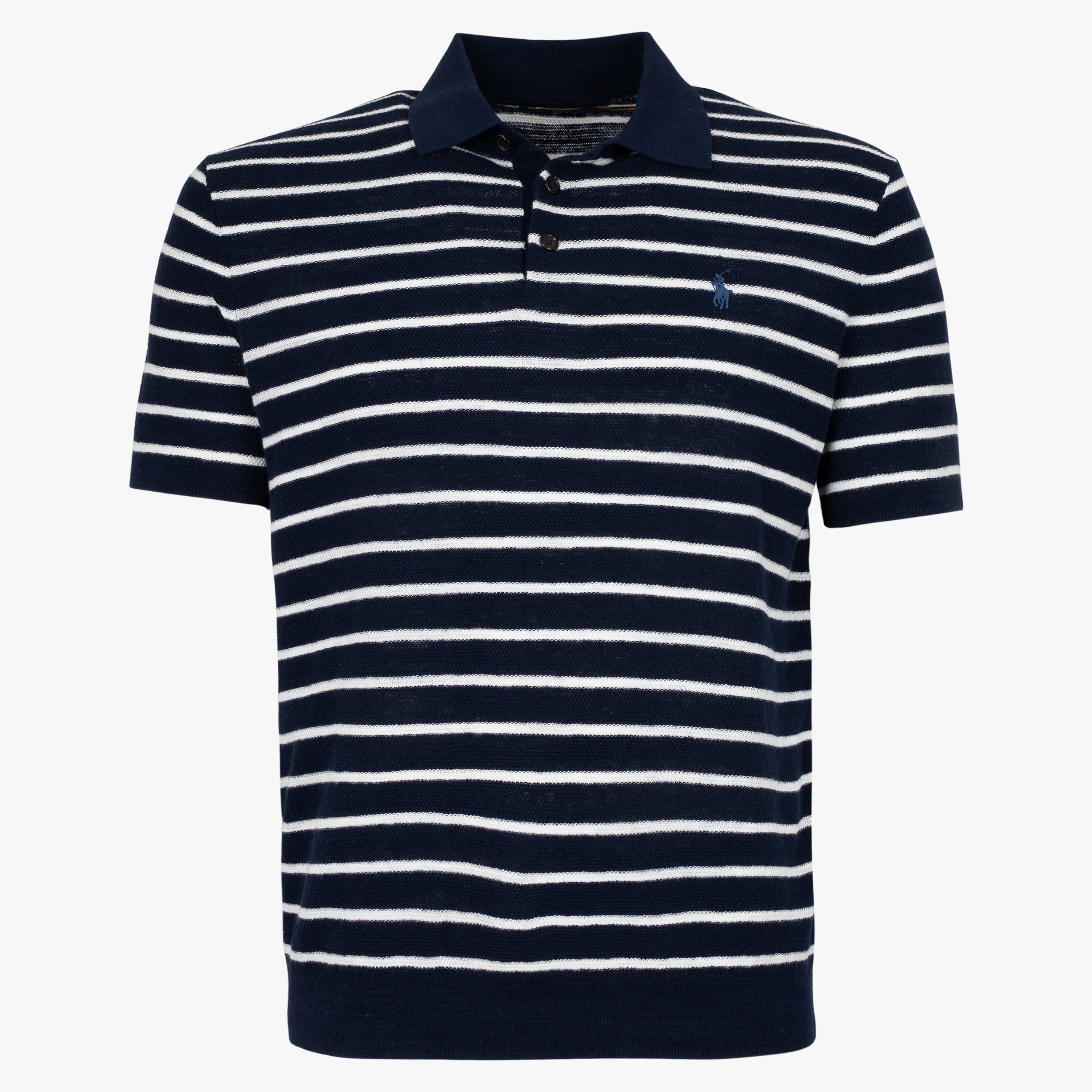 Ralph Lauren Polo Blauw Wit Gestreept | Cotton-Linnen