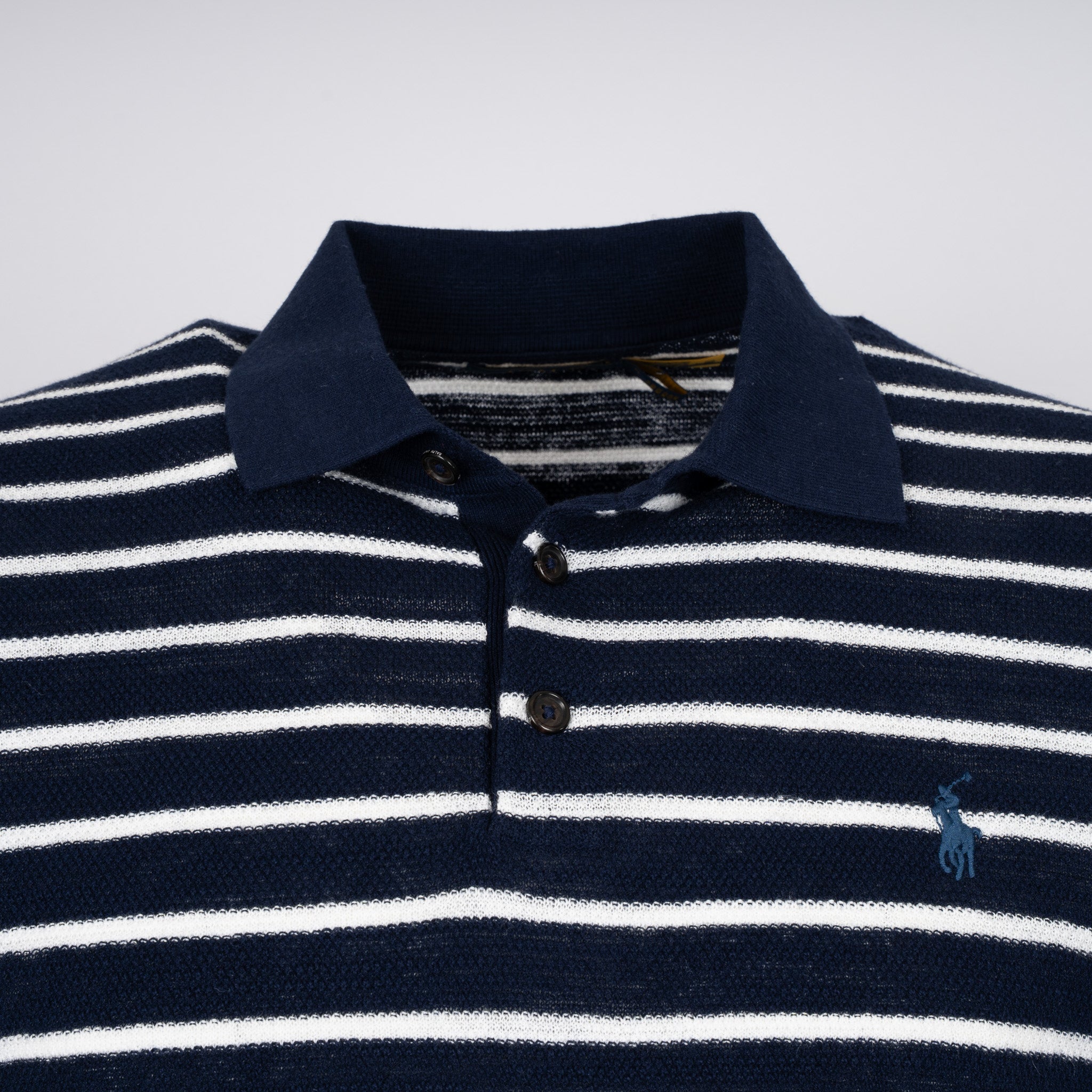Ralph Lauren Polo Blauw Wit Gestreept | Cotton-Linnen