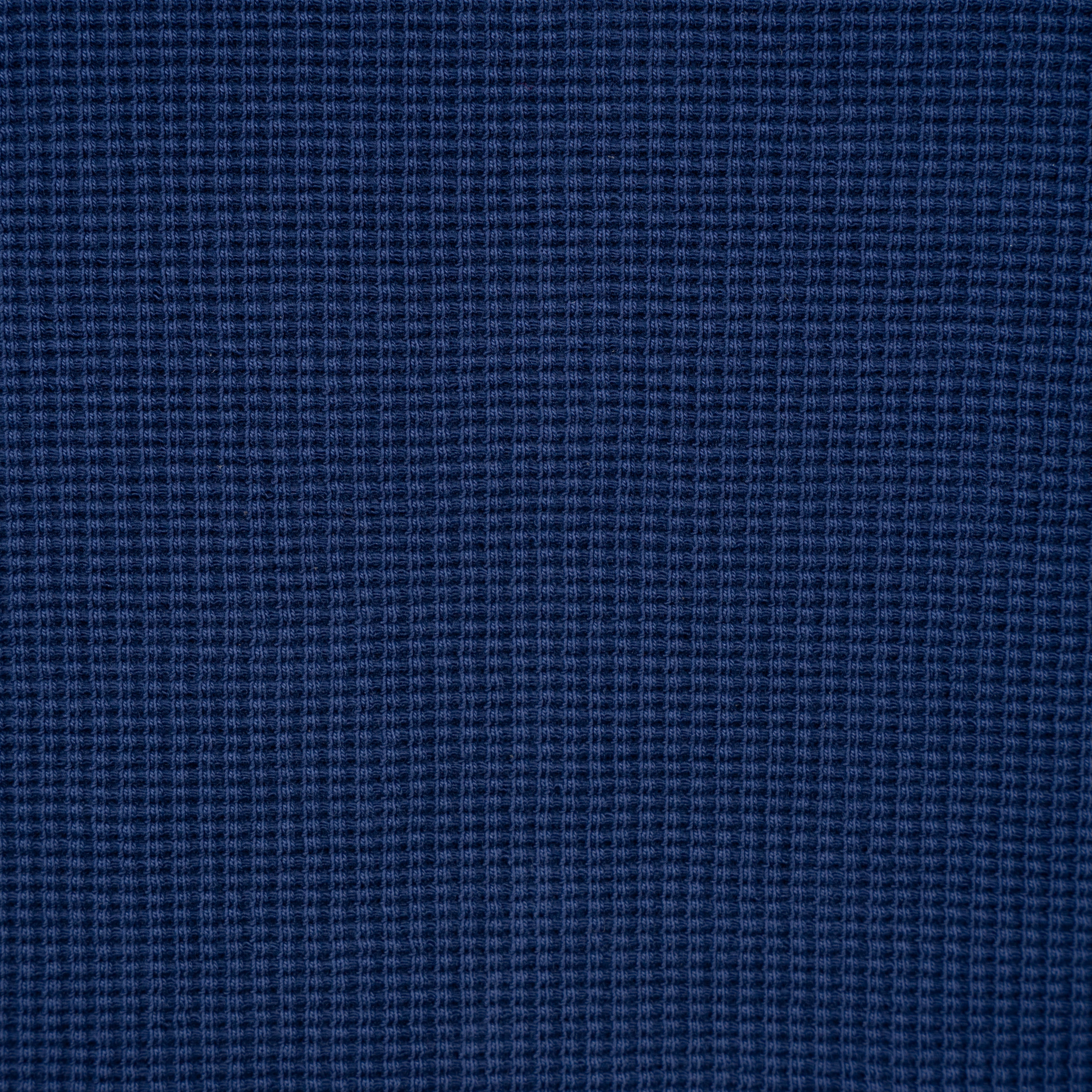 Denham Sweater Donkerblauw | Waffle LS Sweat