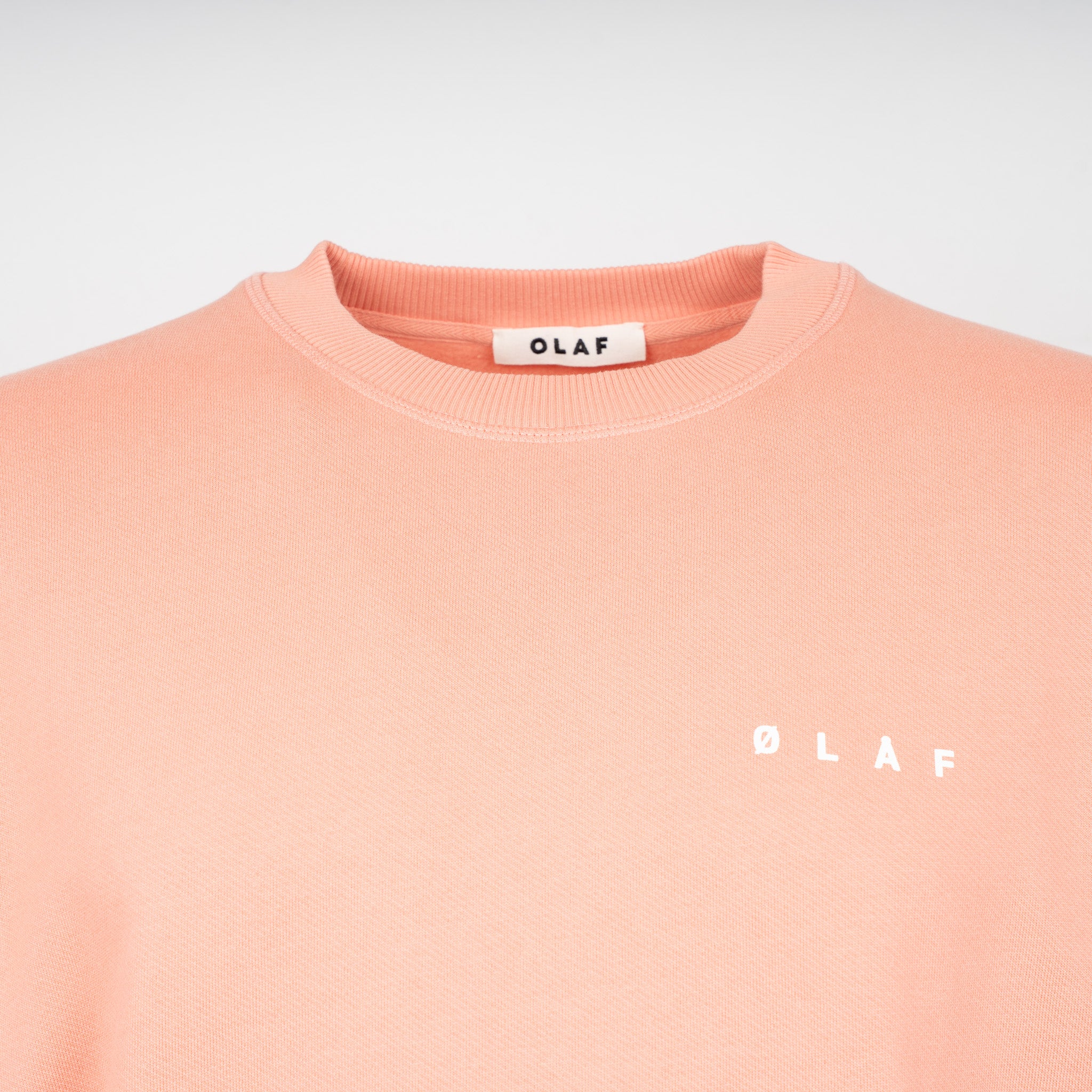 Olaf Sweater Backprint Roze | Brushstroke Face