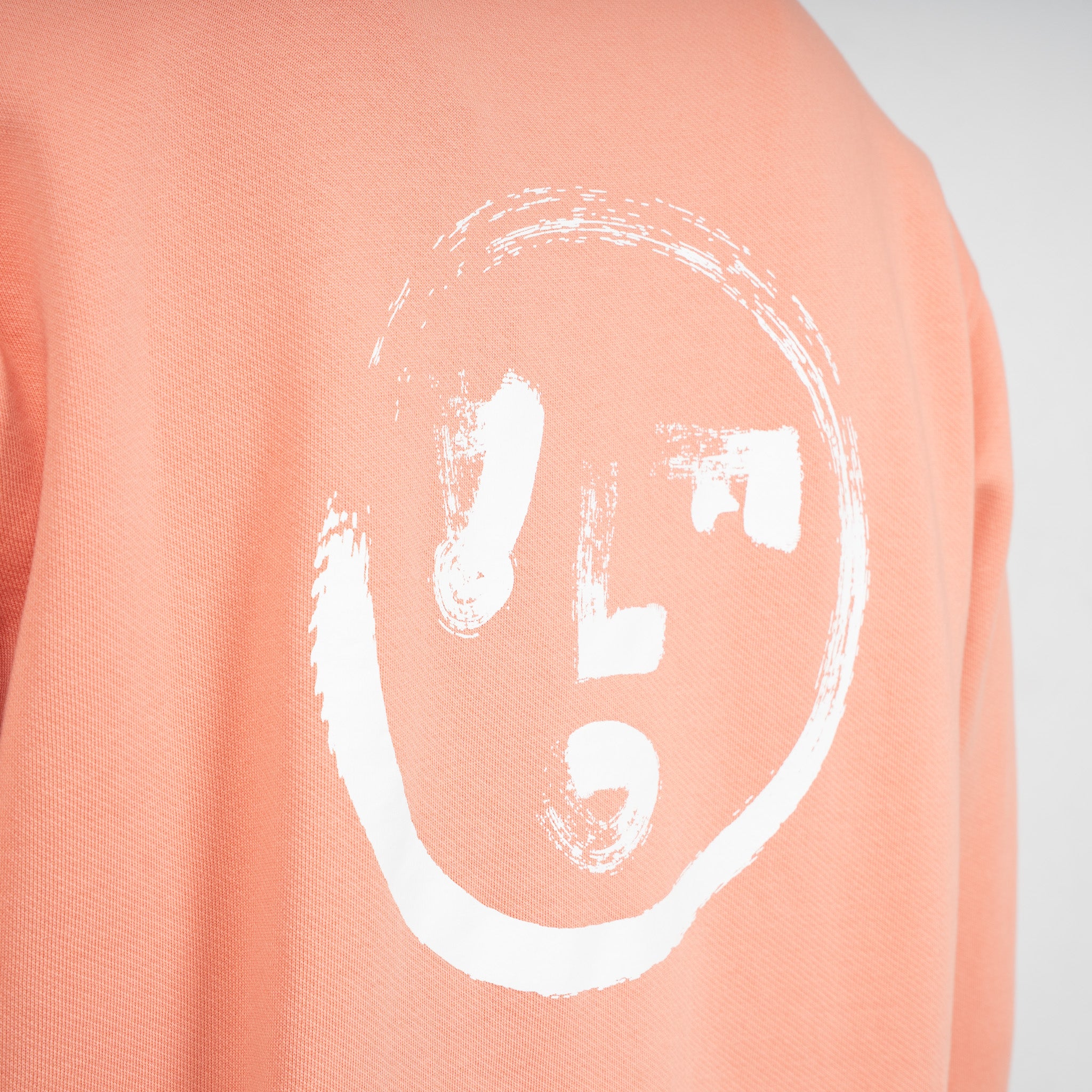Olaf Sweater Backprint Roze | Brushstroke Face
