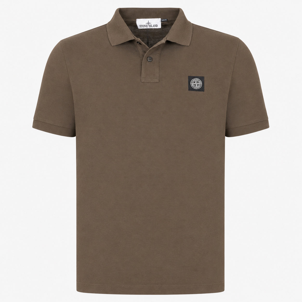 Stone Island Polo Grijs | Organic Cotton Piqué