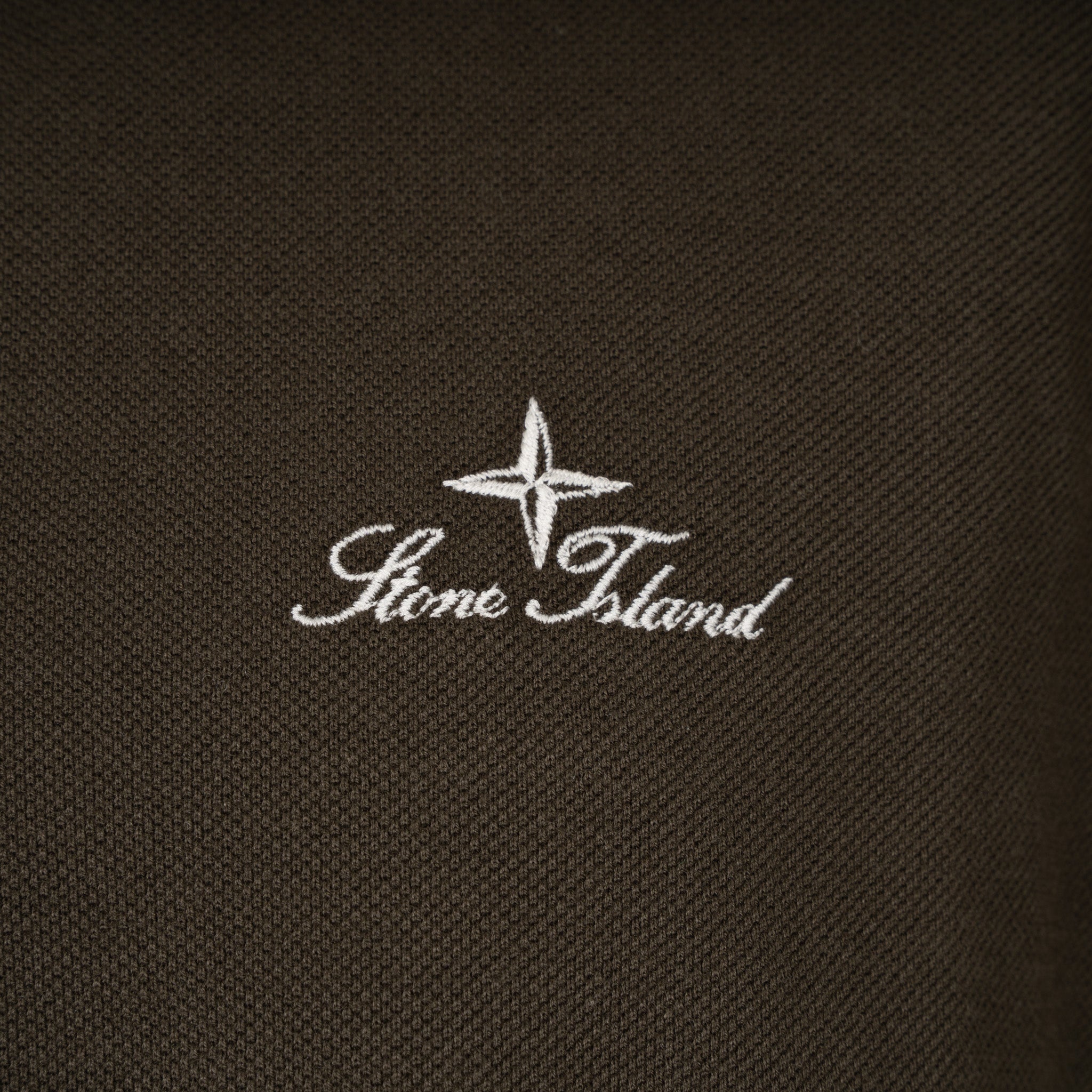 Stone Island Polo Grijs | 50/2 Organic Cotton Piqué