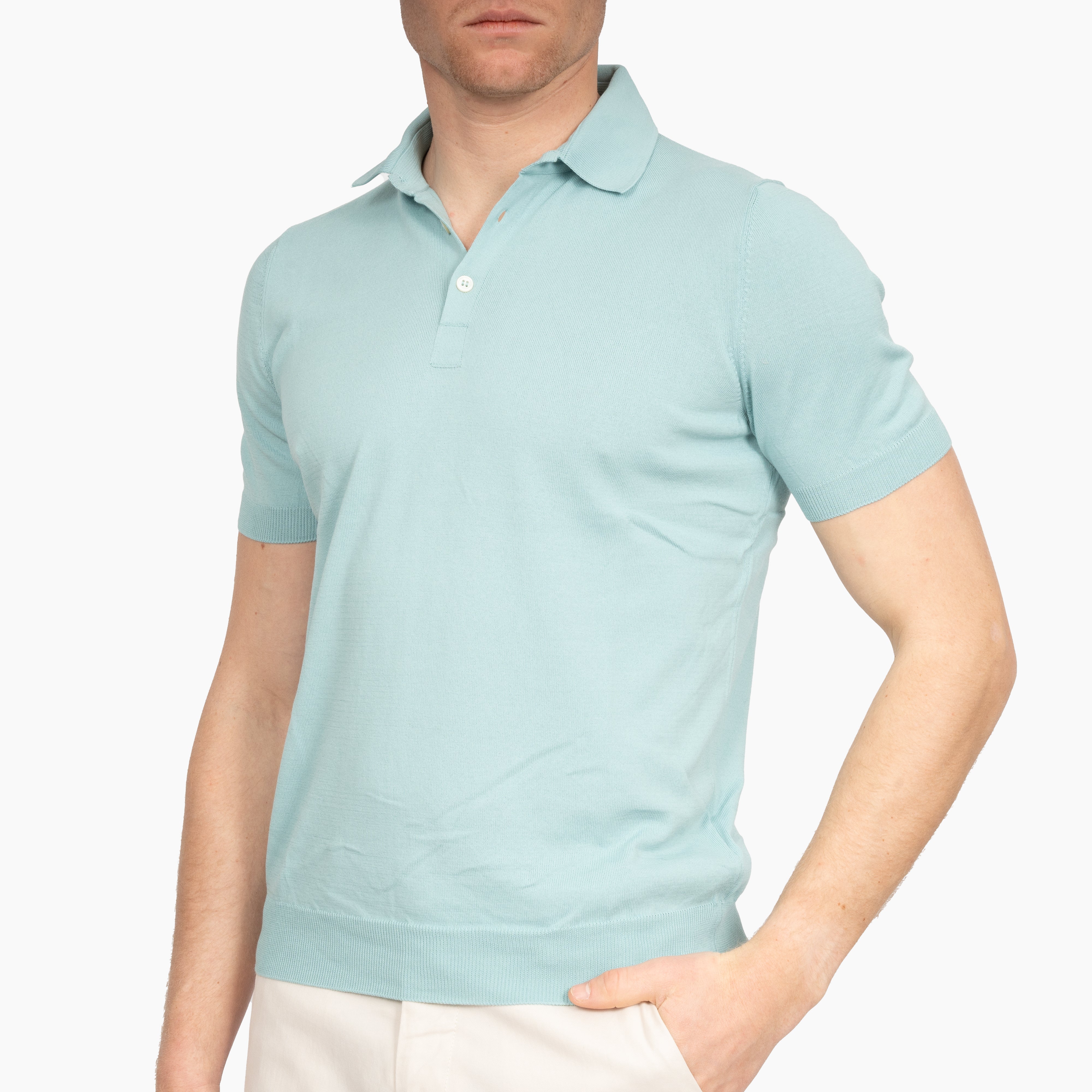 Gran Sasso Polo Aquablauw | Fresh Cotton