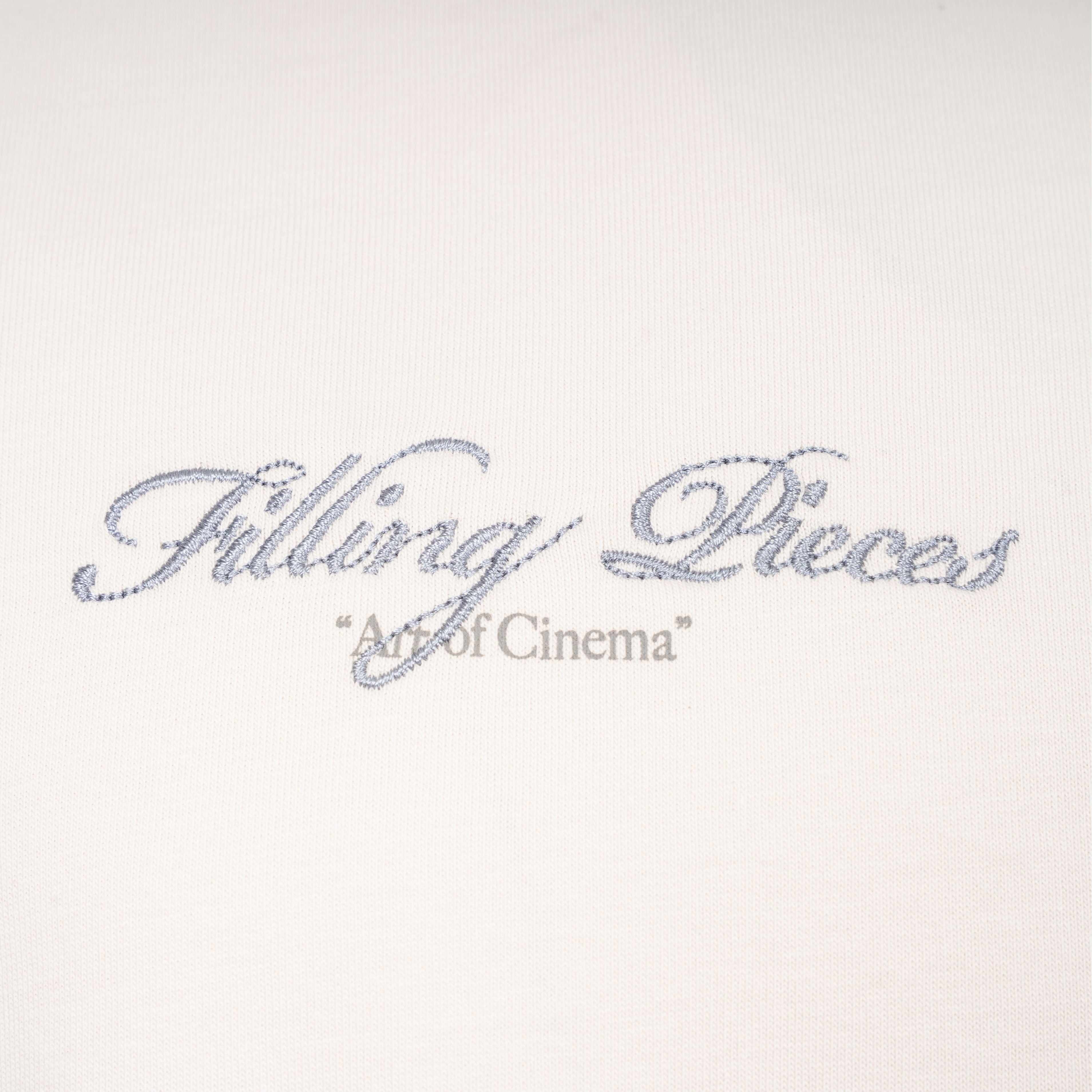 Filling Pieces T-Shirt Backprint Off-White | Boxy Chrome Trophy Black