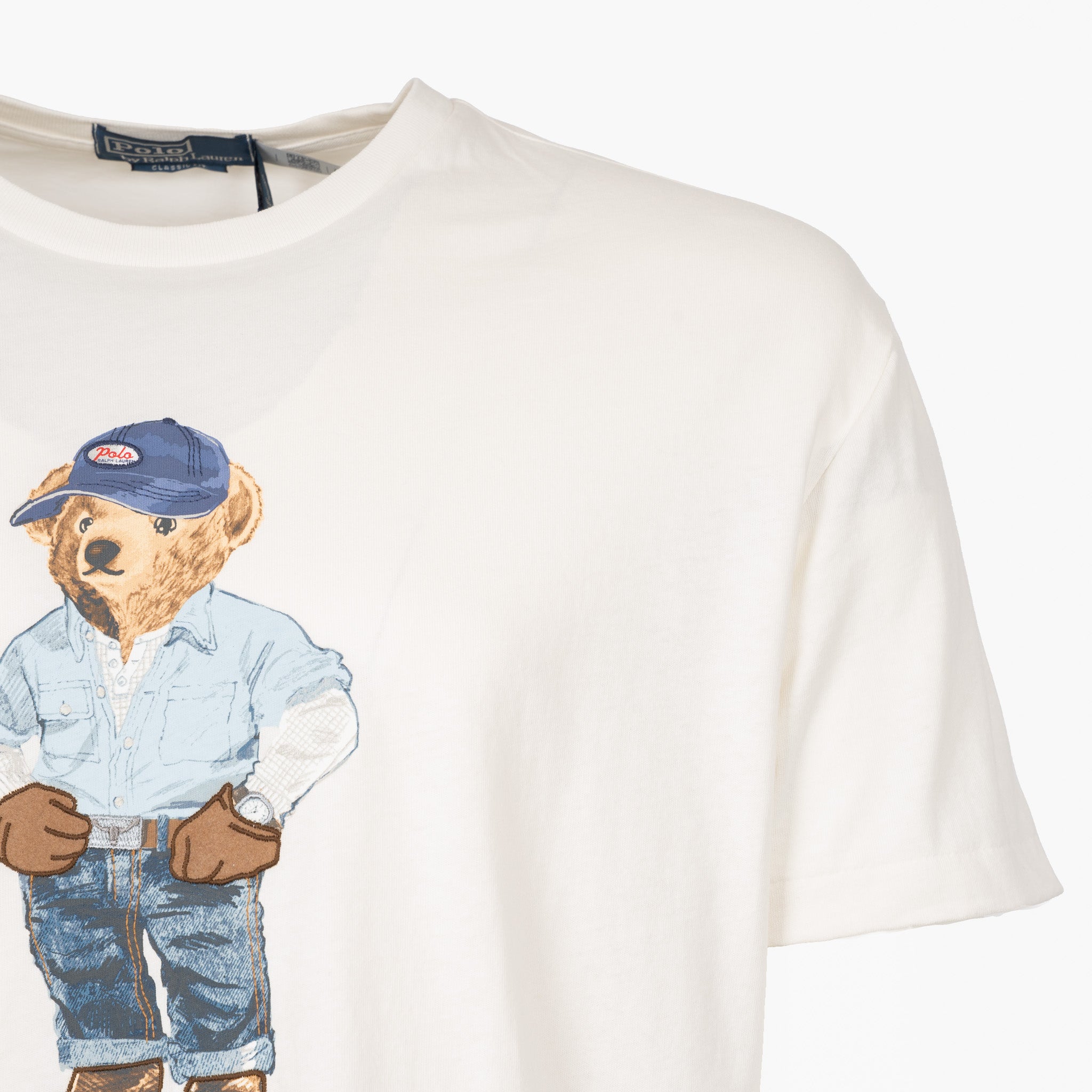 Ralph Lauren T-Shirt Crème | Polo Bear Classic Fit