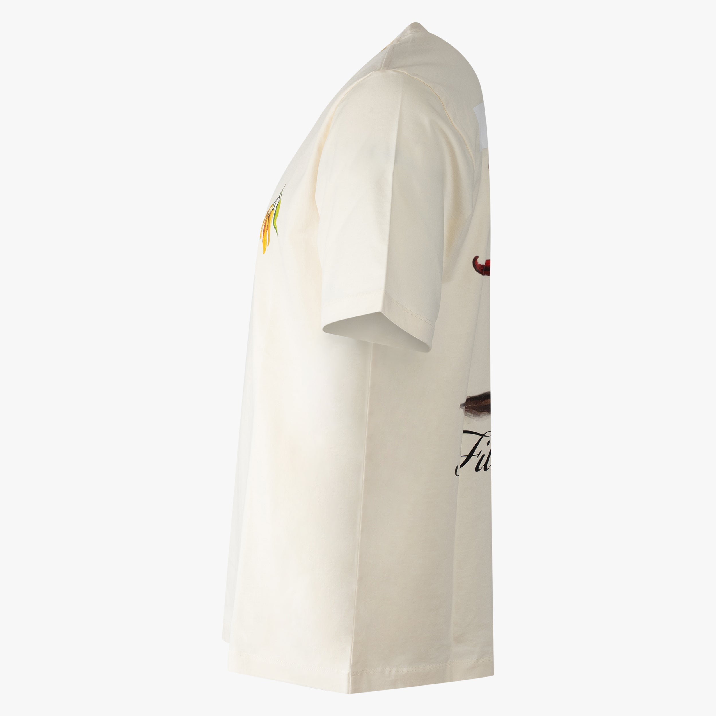 Filling Pieces T-Shirt Backprint Crème | Pepper