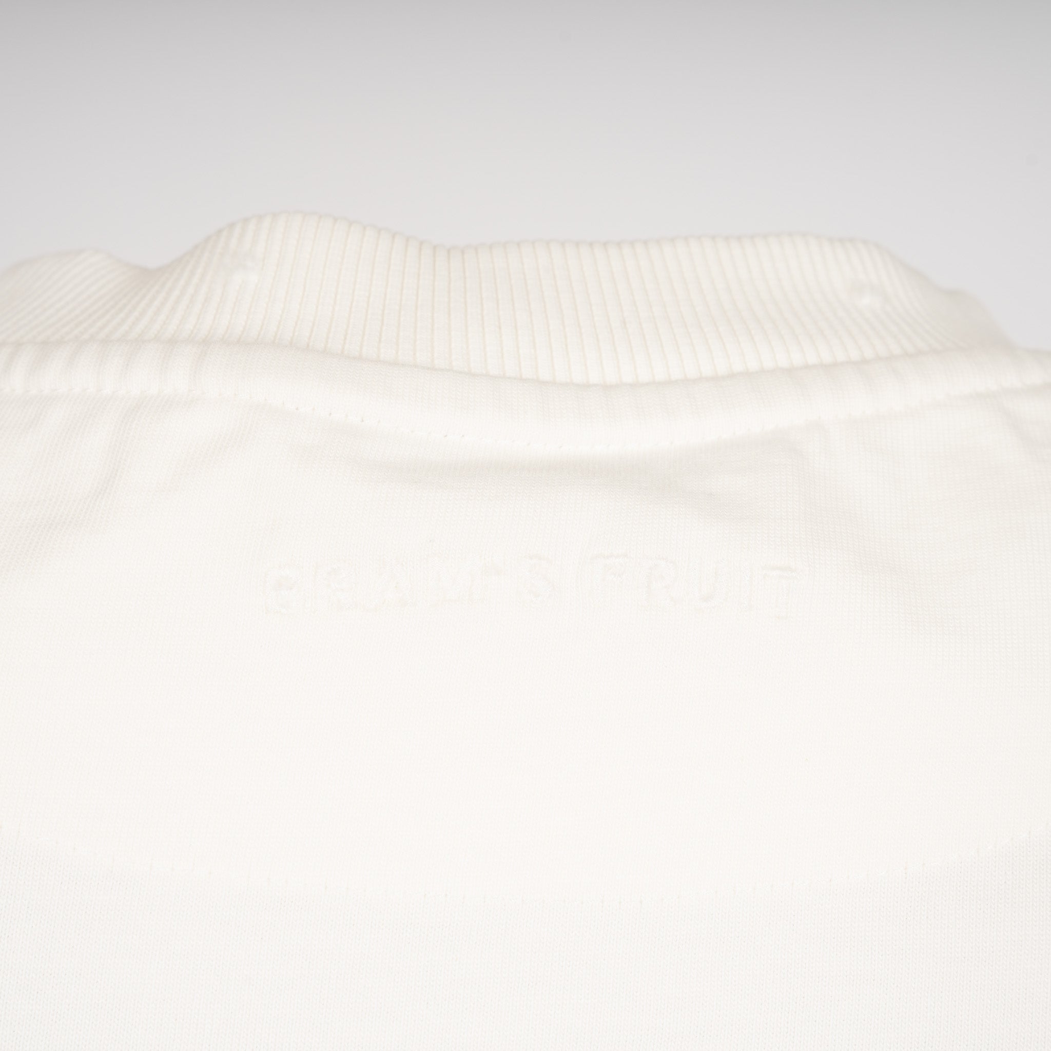Bram's Fruit T-Shirt Off-White | Distressed Logo