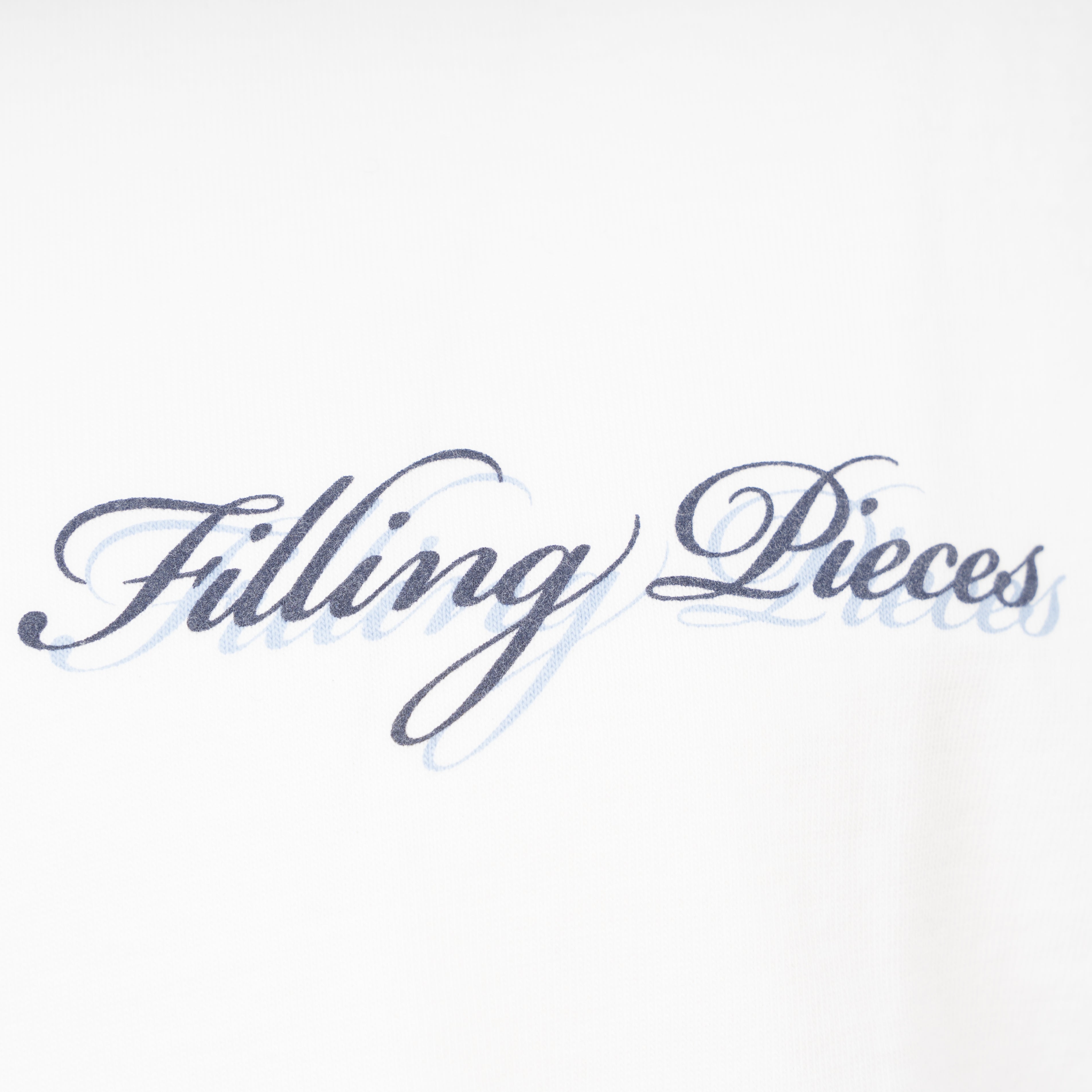 Filling Pieces T-Shirt Backprint Wit | Director