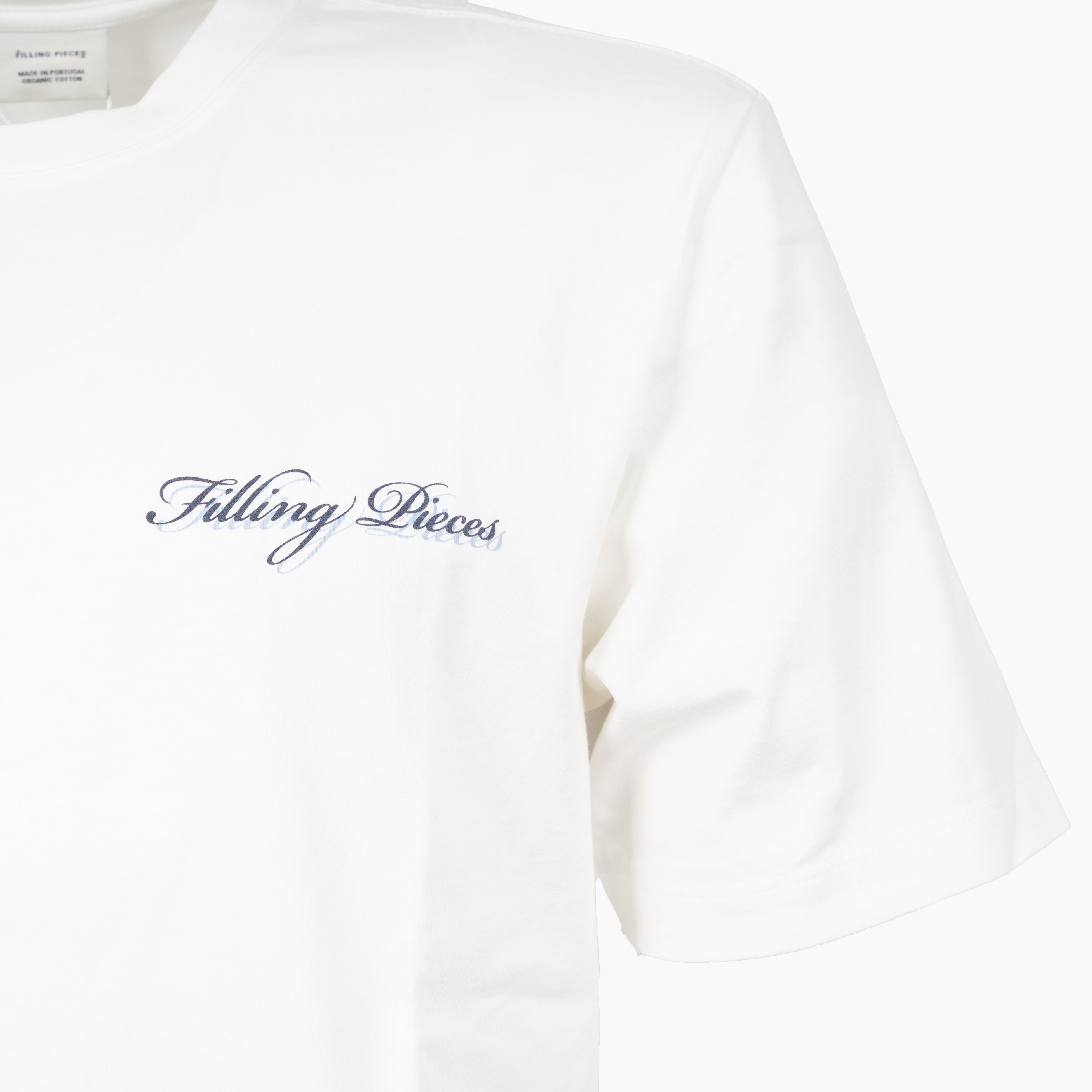 Filling Pieces T-Shirt Backprint Wit | Director