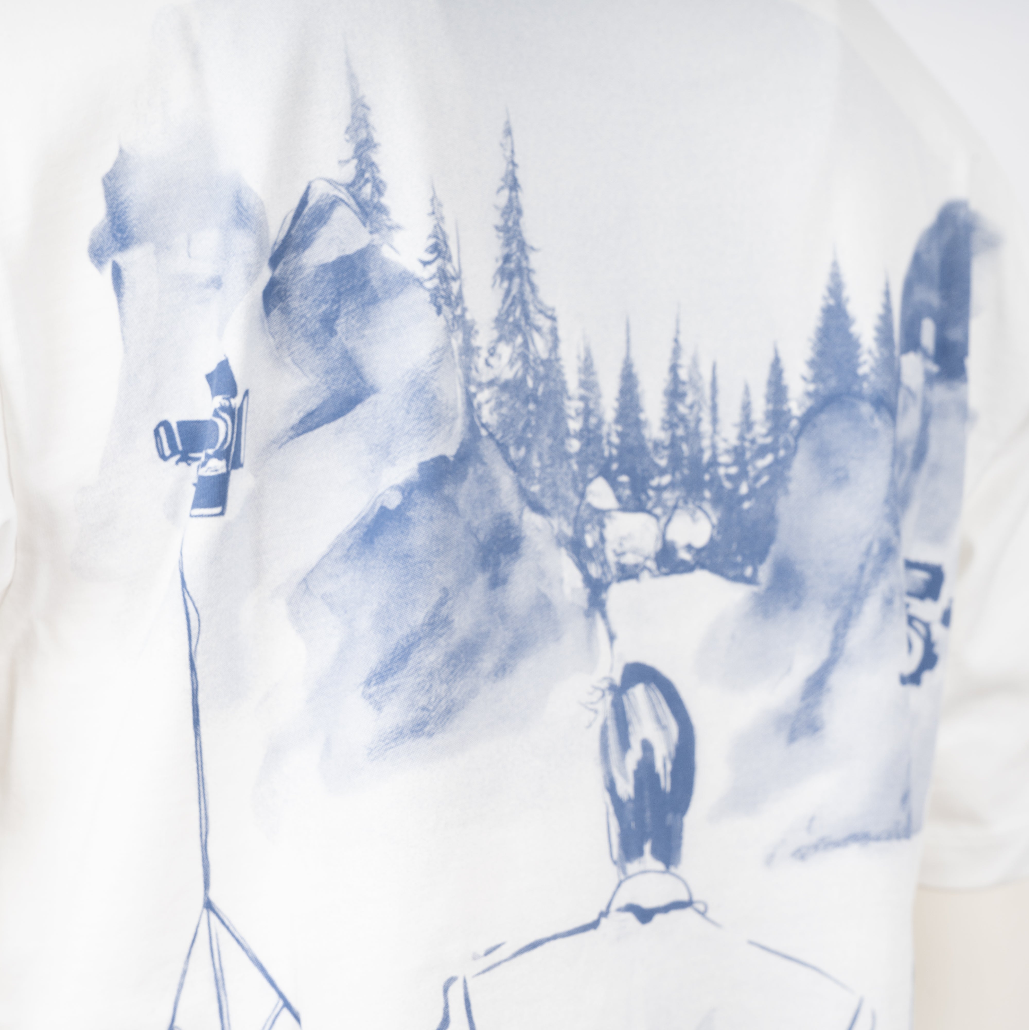 Filling Pieces T-Shirt Backprint Wit | Director