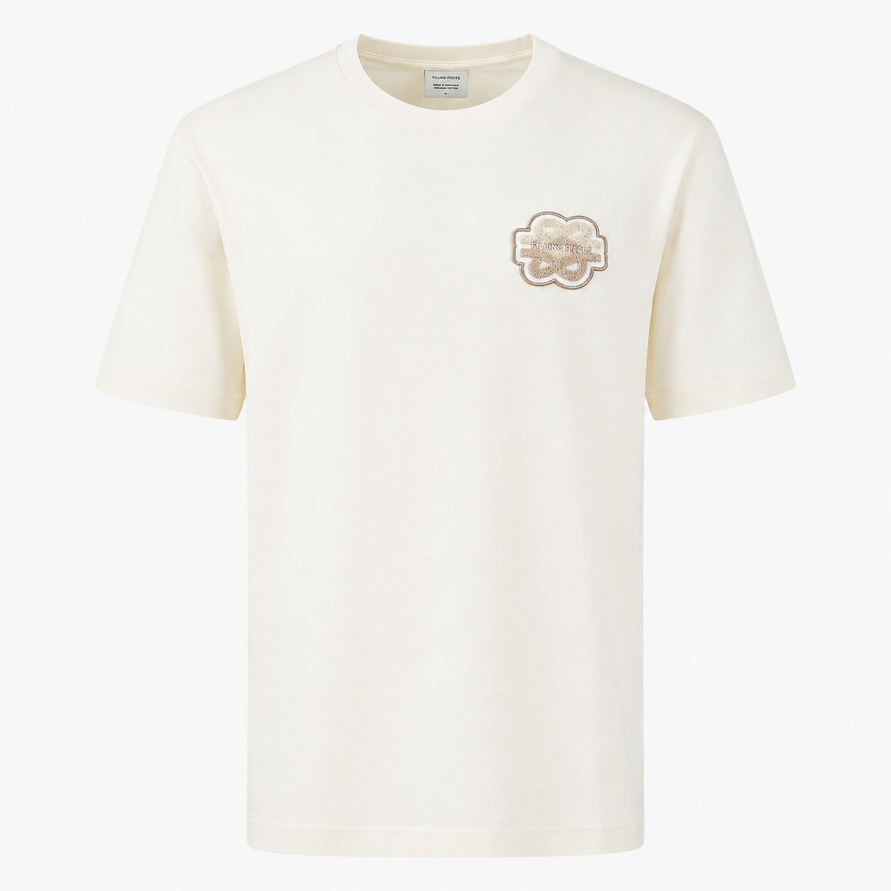 Filling Pieces T-Shirt Crème | Gowtu Tonal