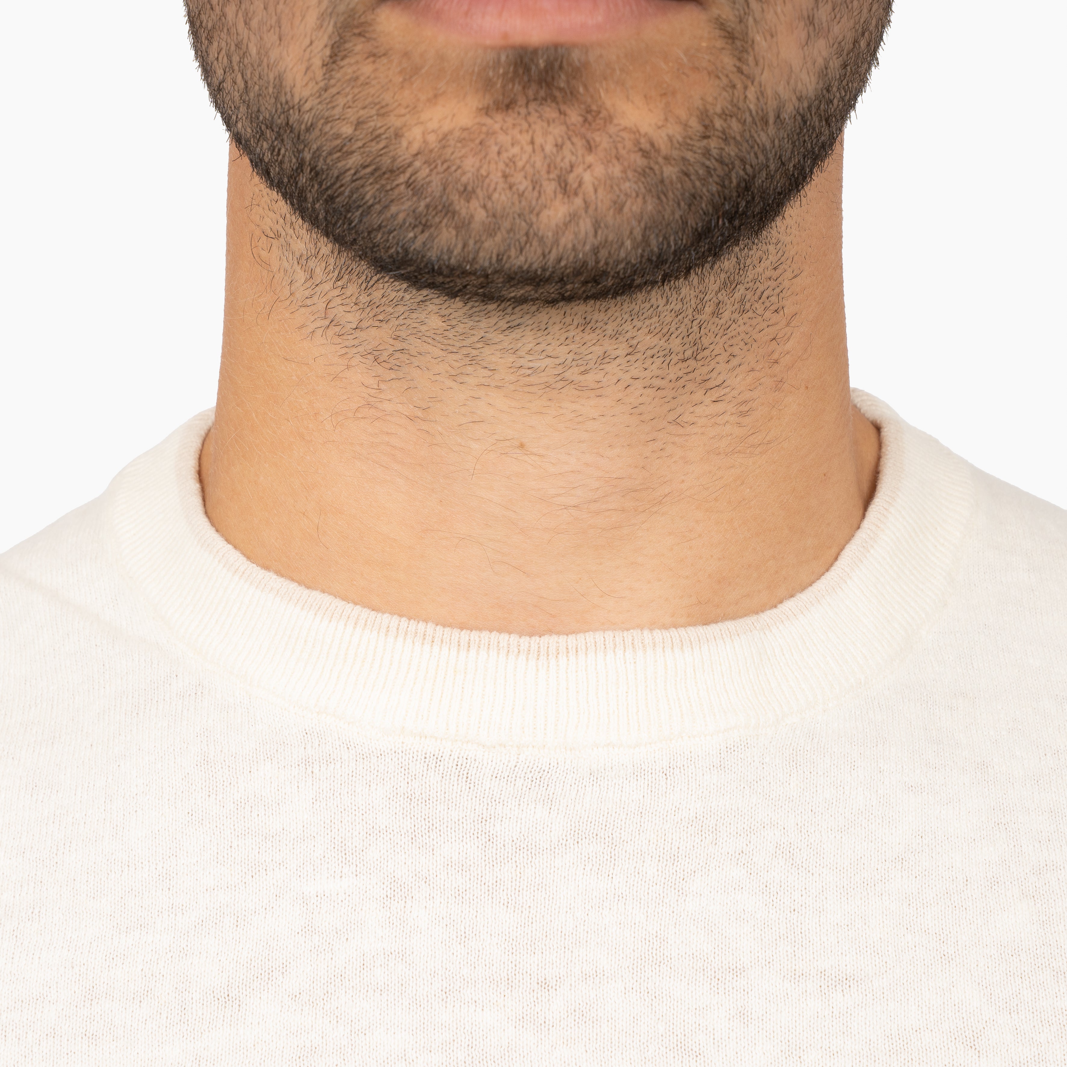 SEVEN DIALS Gebreid T-Shirt Off-White | Bennet