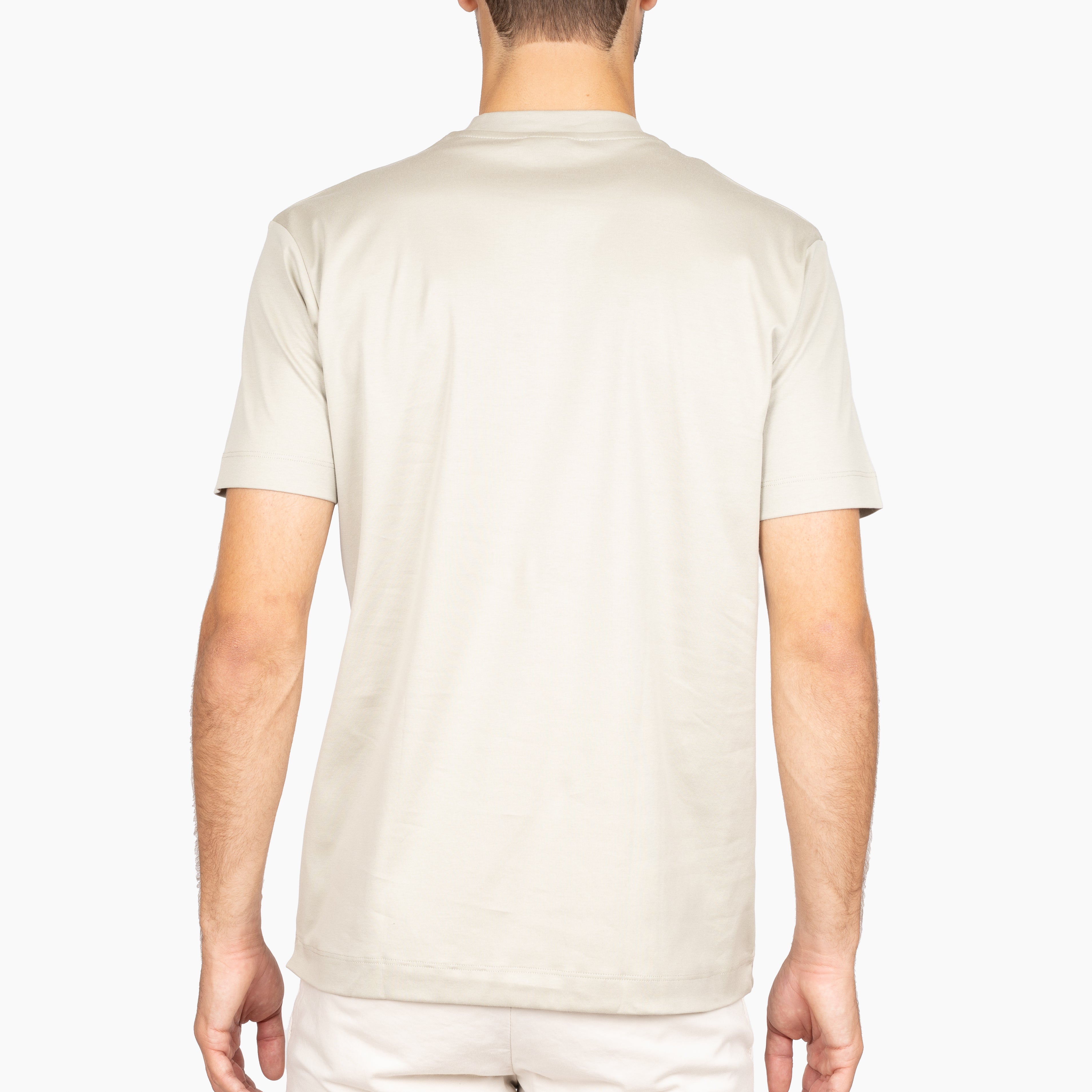 Valenza T-Shirt Steengrijs | Interlock Supima Cotton