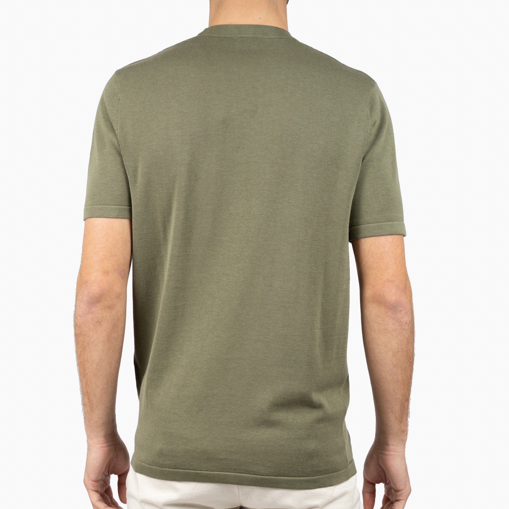 SEVEN DIALS Gebreid T-Shirt Groen | Faun