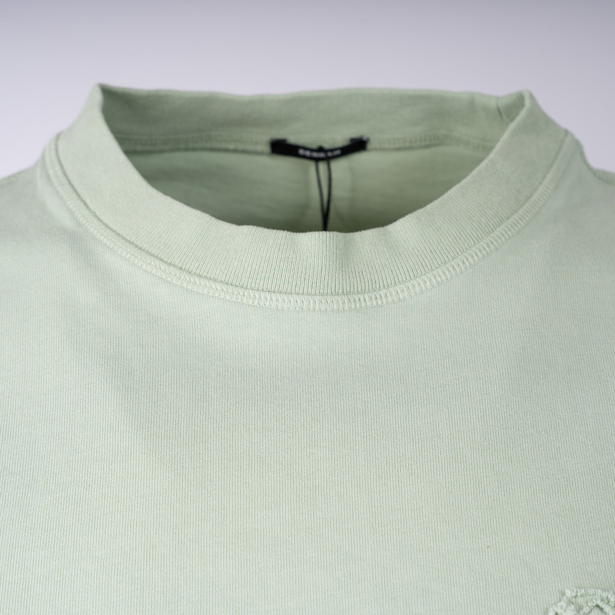 Denham T-Shirt Lichtgroen | Scissor Patch Tee