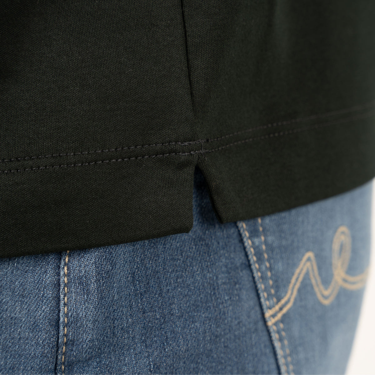 Valenza T-Shirt Donkergroen | Interlock Supima Cotton