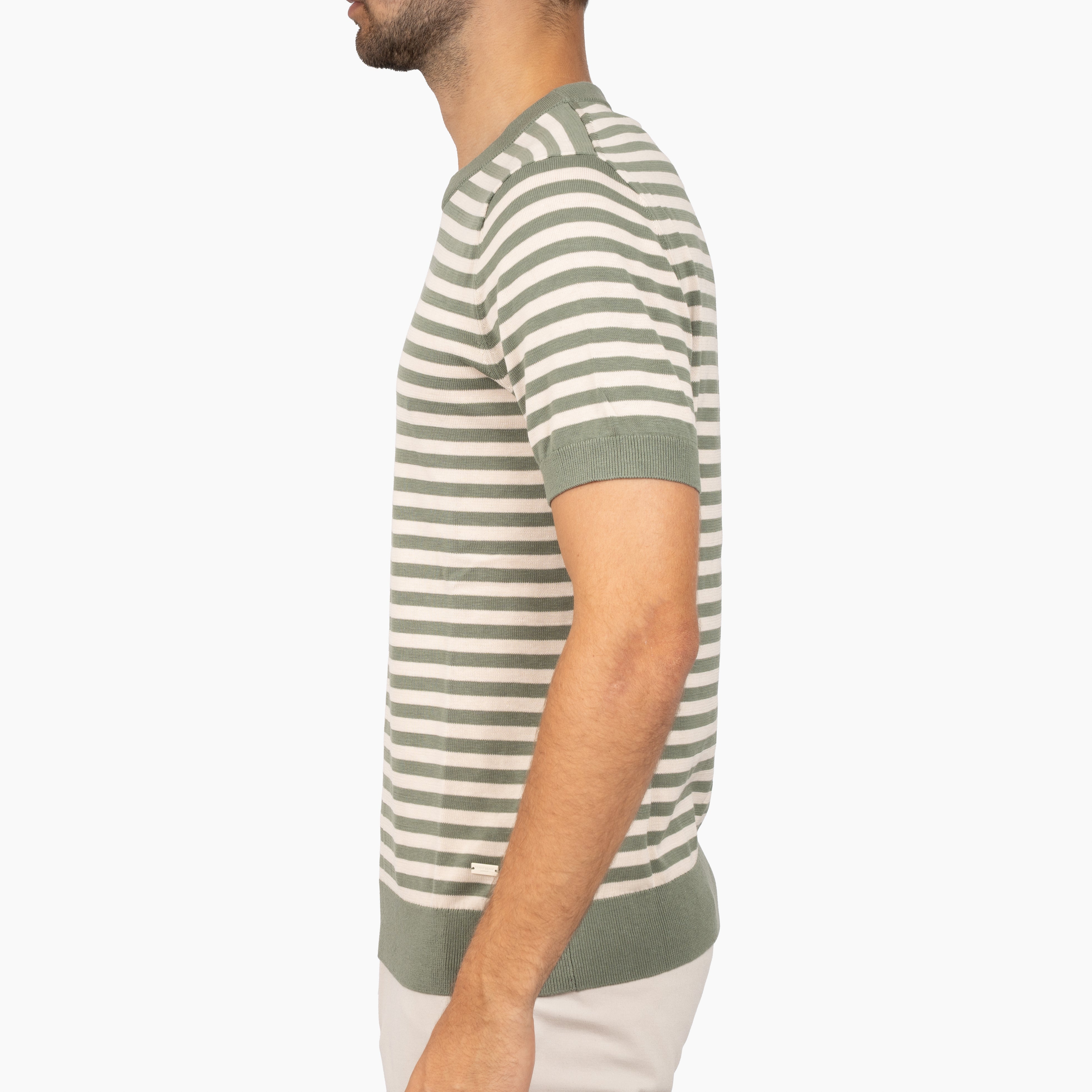 SEVEN DIALS Gebreid T-Shirt Groen | Farsan