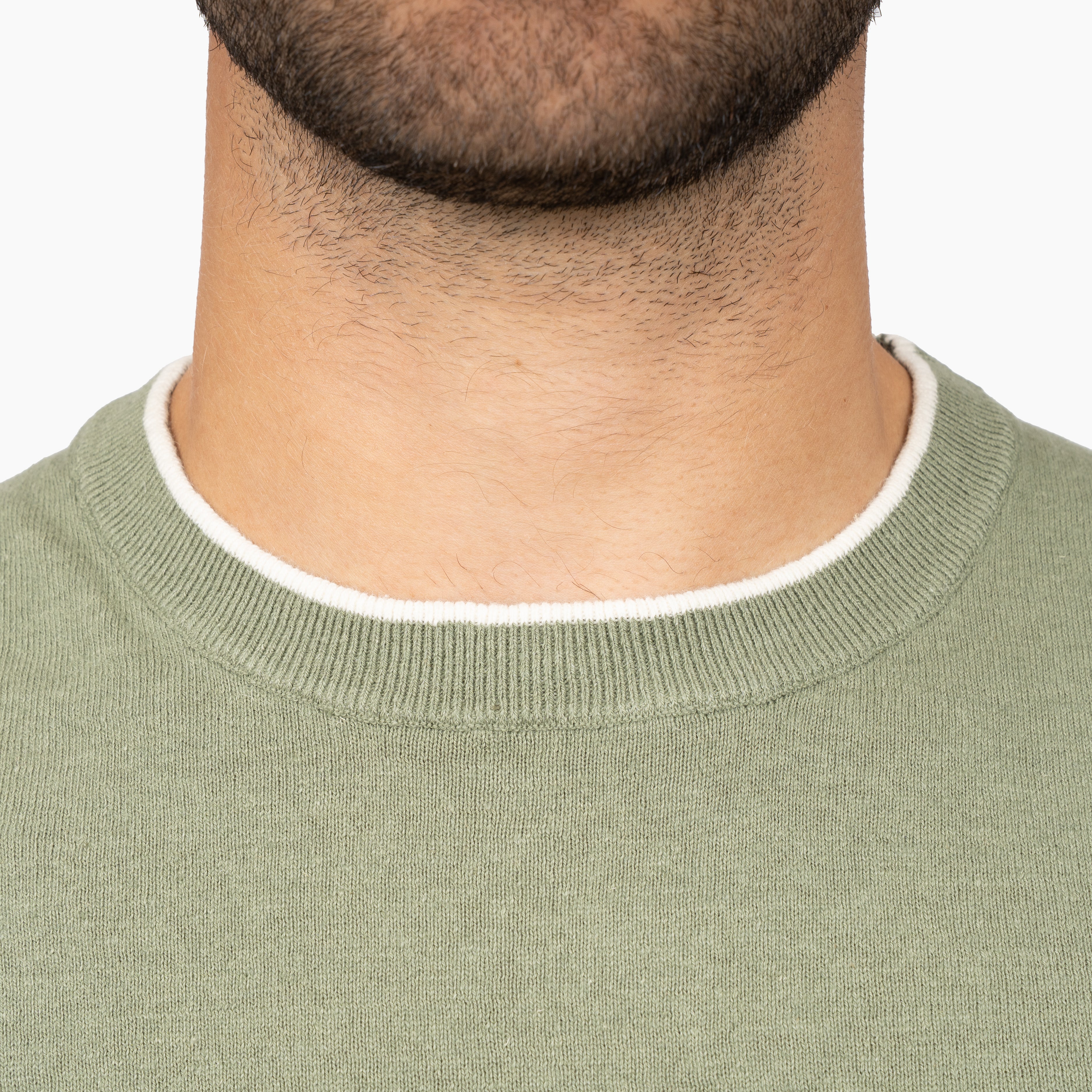 SEVEN DIALS Gebreid T-Shirt Groen | Bennet