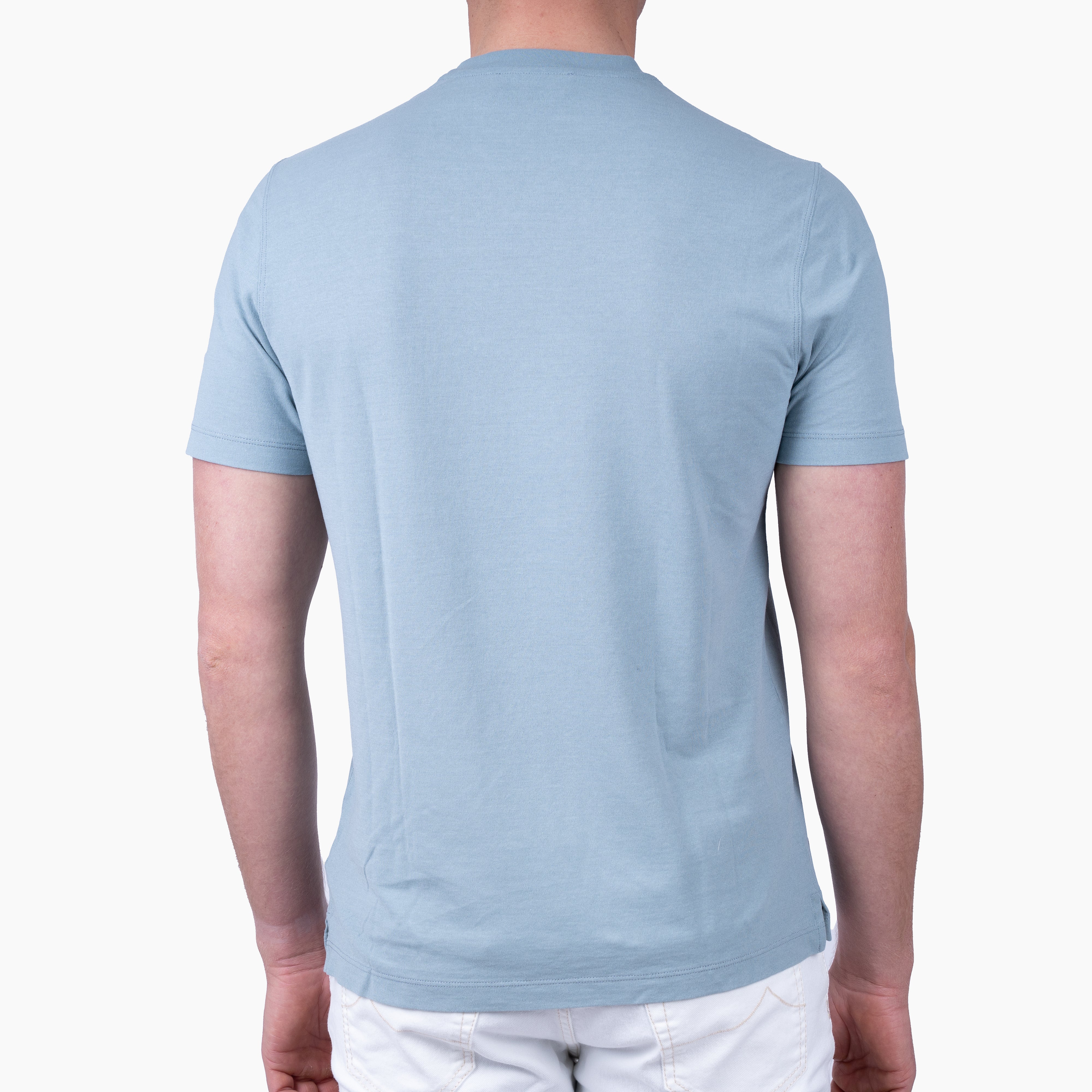 Zanone T-Shirt Middenblauw | IceCotton