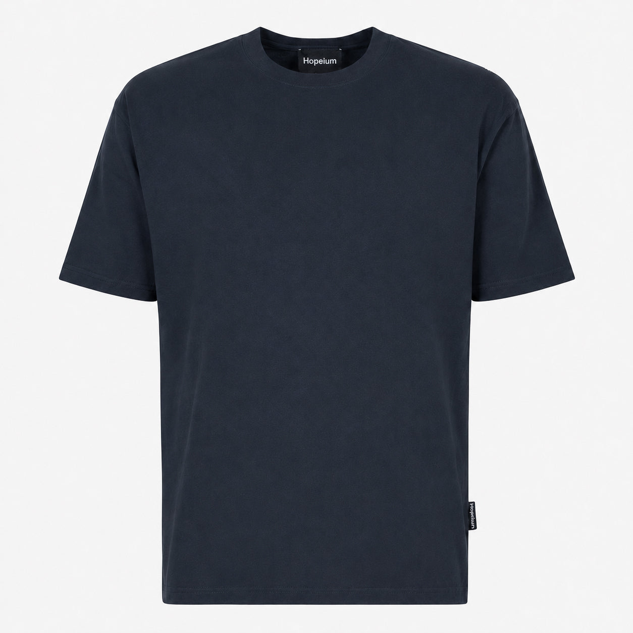 Hopeium T-Shirt Backprint Blauw | I Am Karma Tee