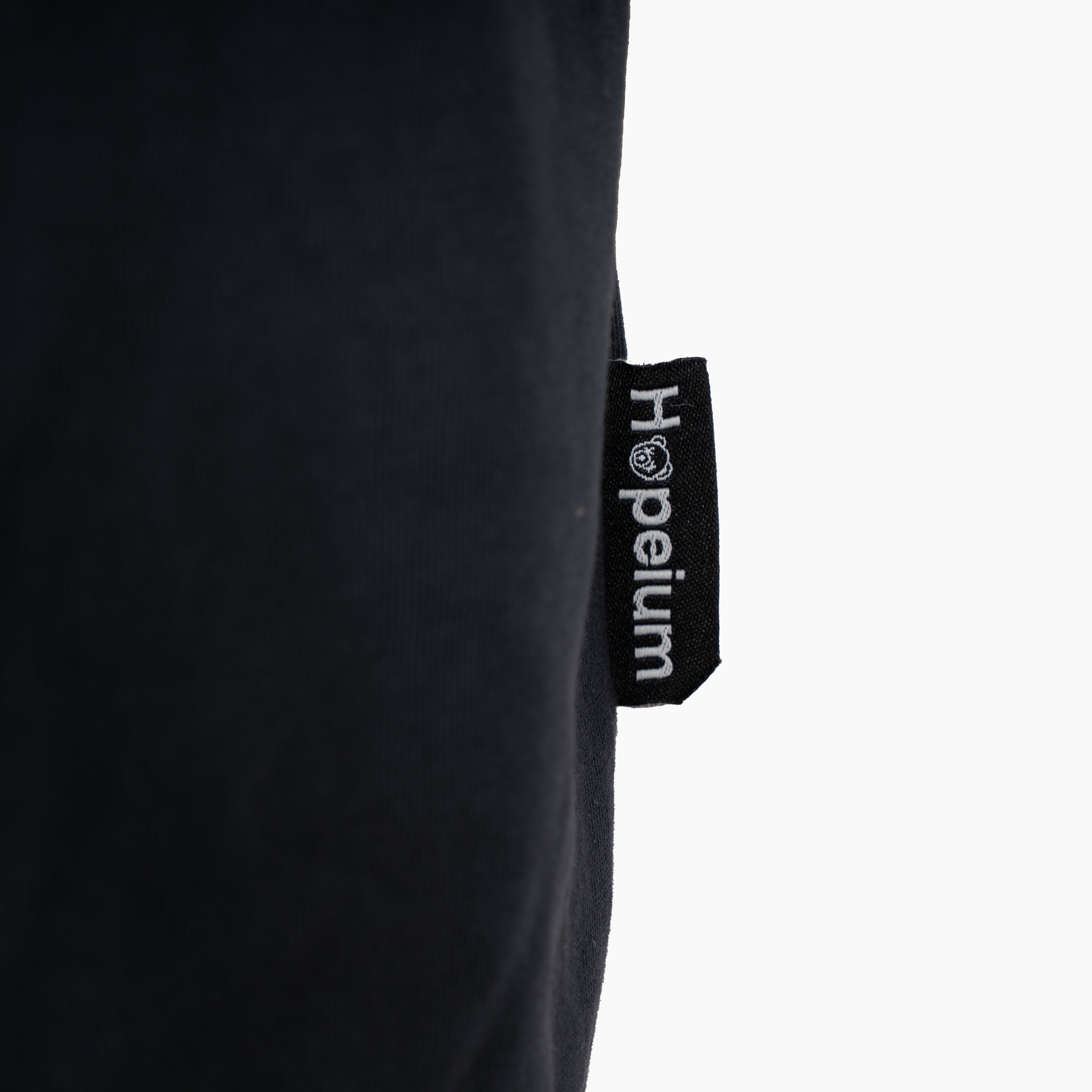 Hopeium T-Shirt Backprint Blauw | I Am Karma Tee