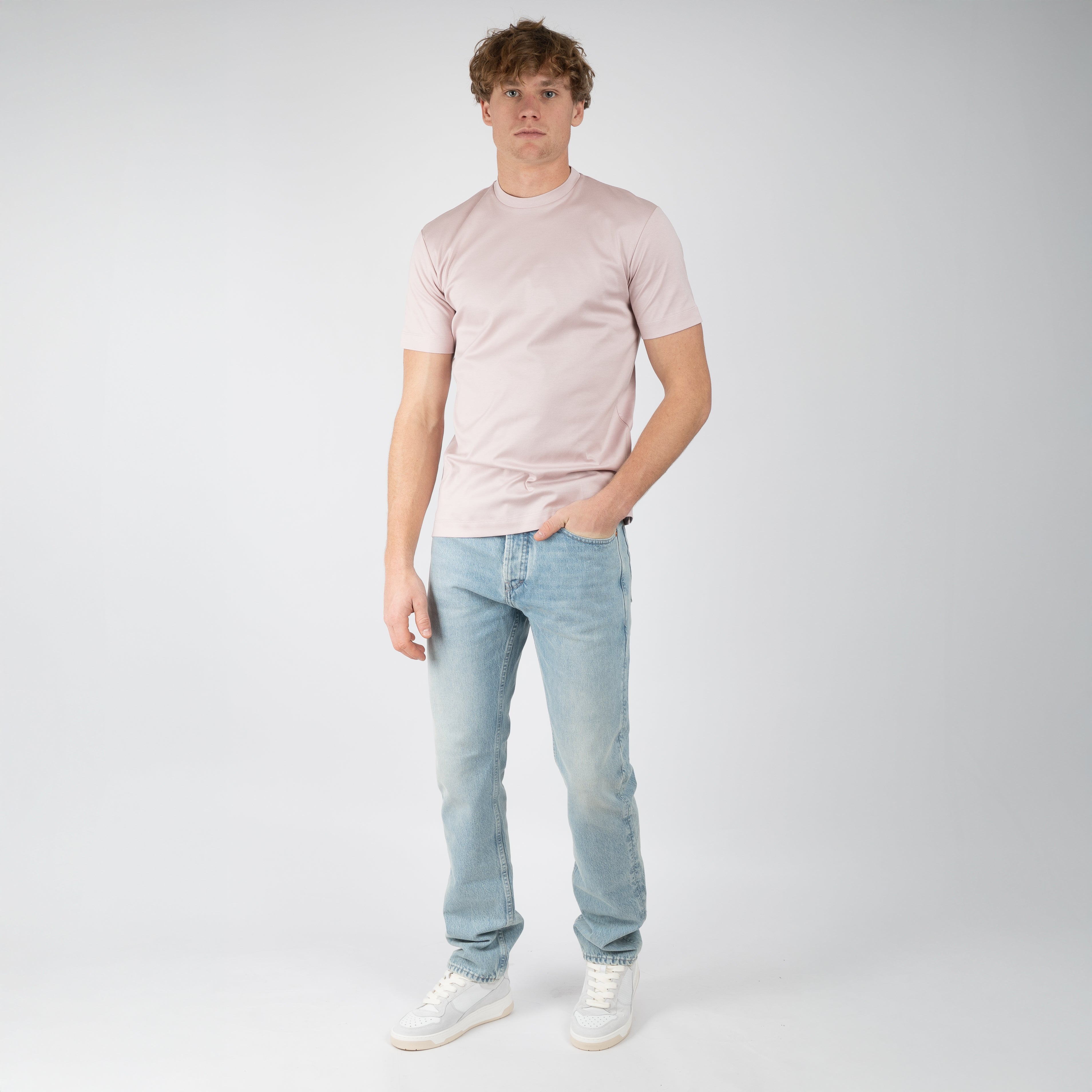 Valenza T-Shirt Roze | Interlock Supima Cotton