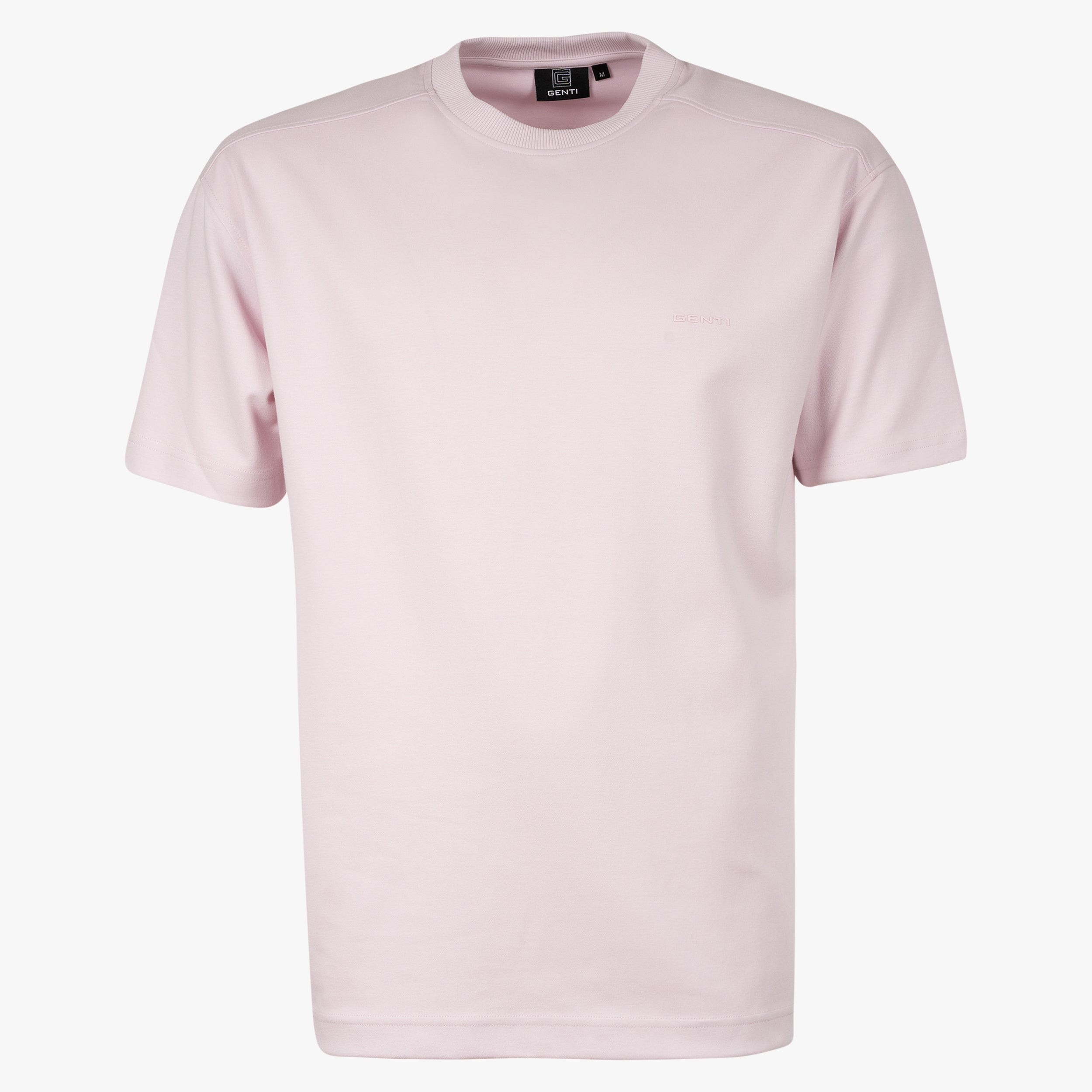 Genti T-Shirt Roze | Relaxed Fit Cotton Tech