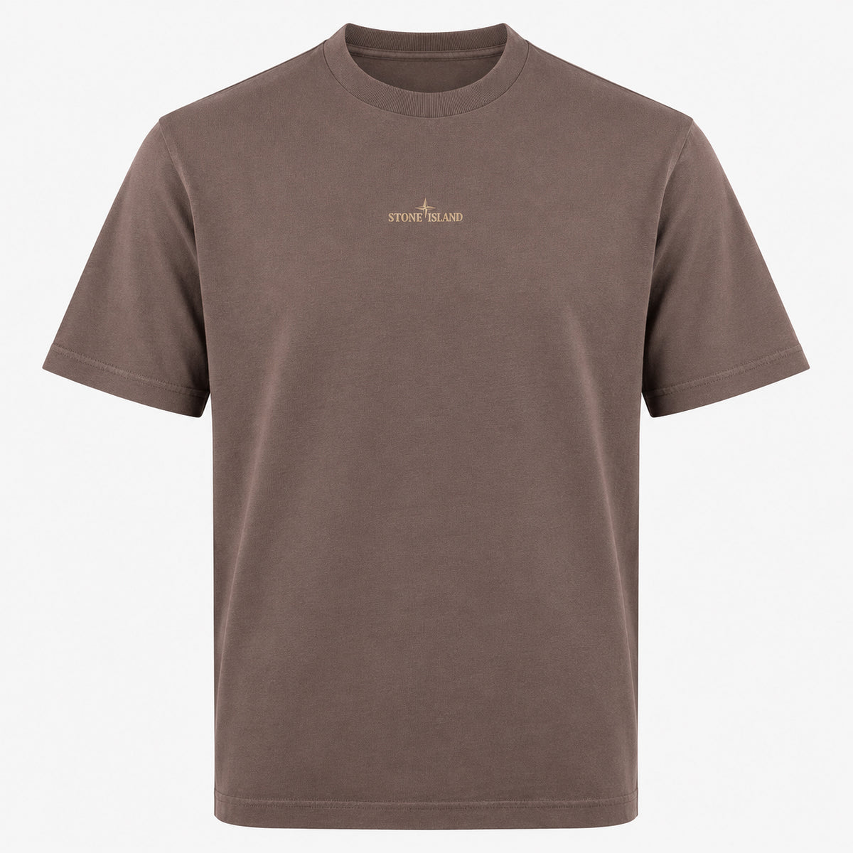 Stone Island T-Shirt Backprint Bordeauxrood | Camo Print