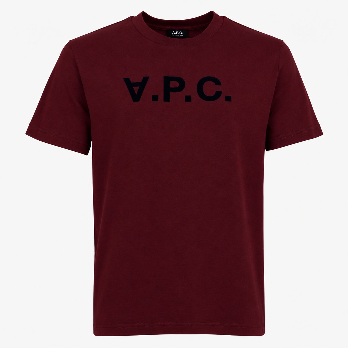 A.P.C. T-Shirt Bordeaux Rood | Grand VPC
