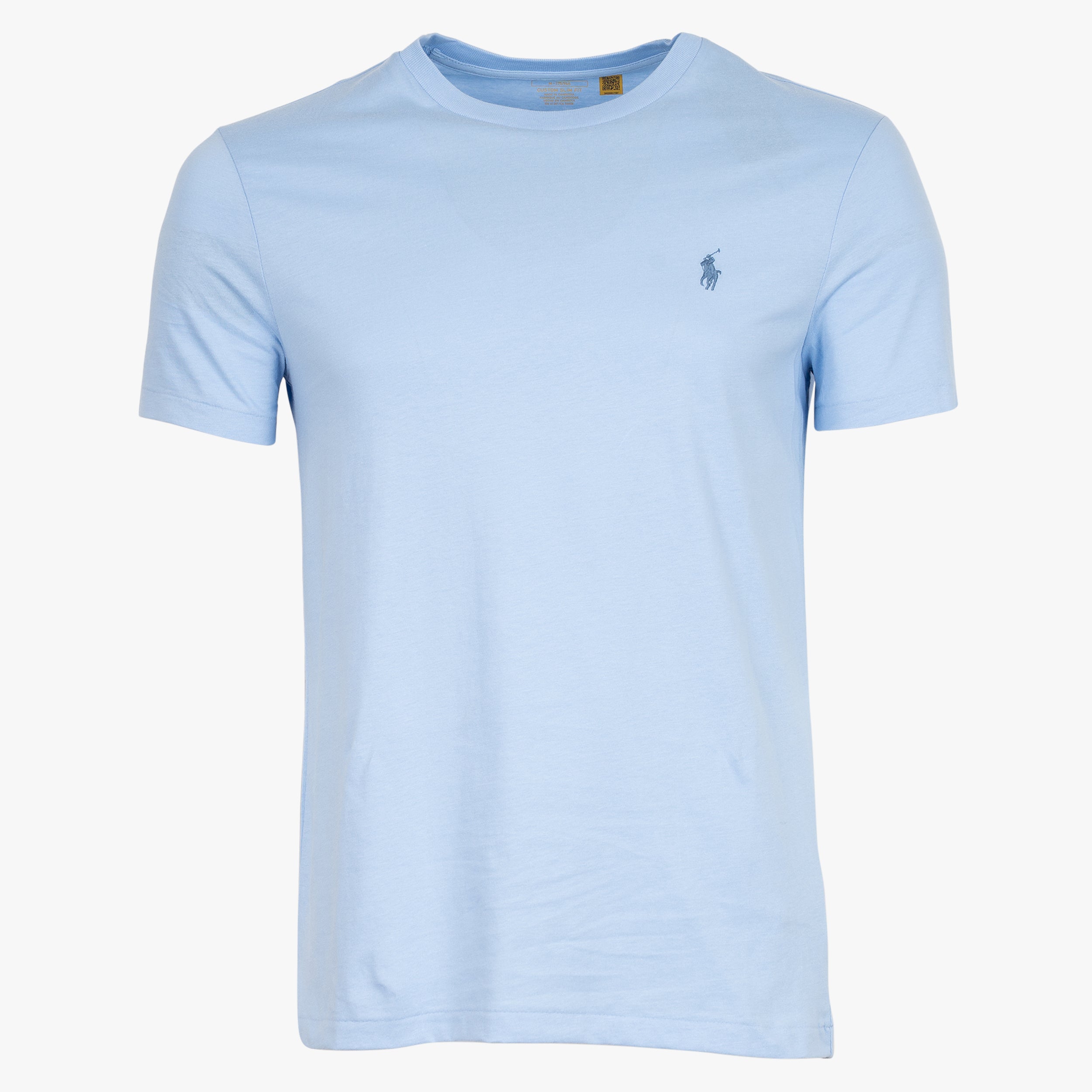 Ralph Lauren T-Shirt Lichtblauw | Custom Slim Fit