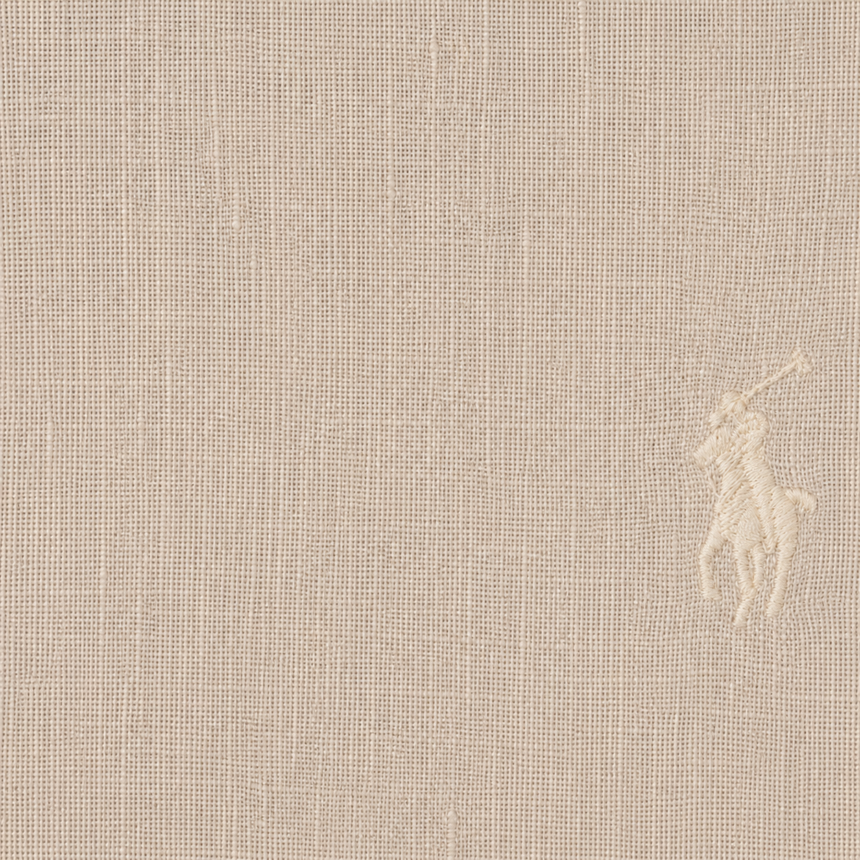 Ralph Lauren Linnen Overhemd Beige | Custom Fit