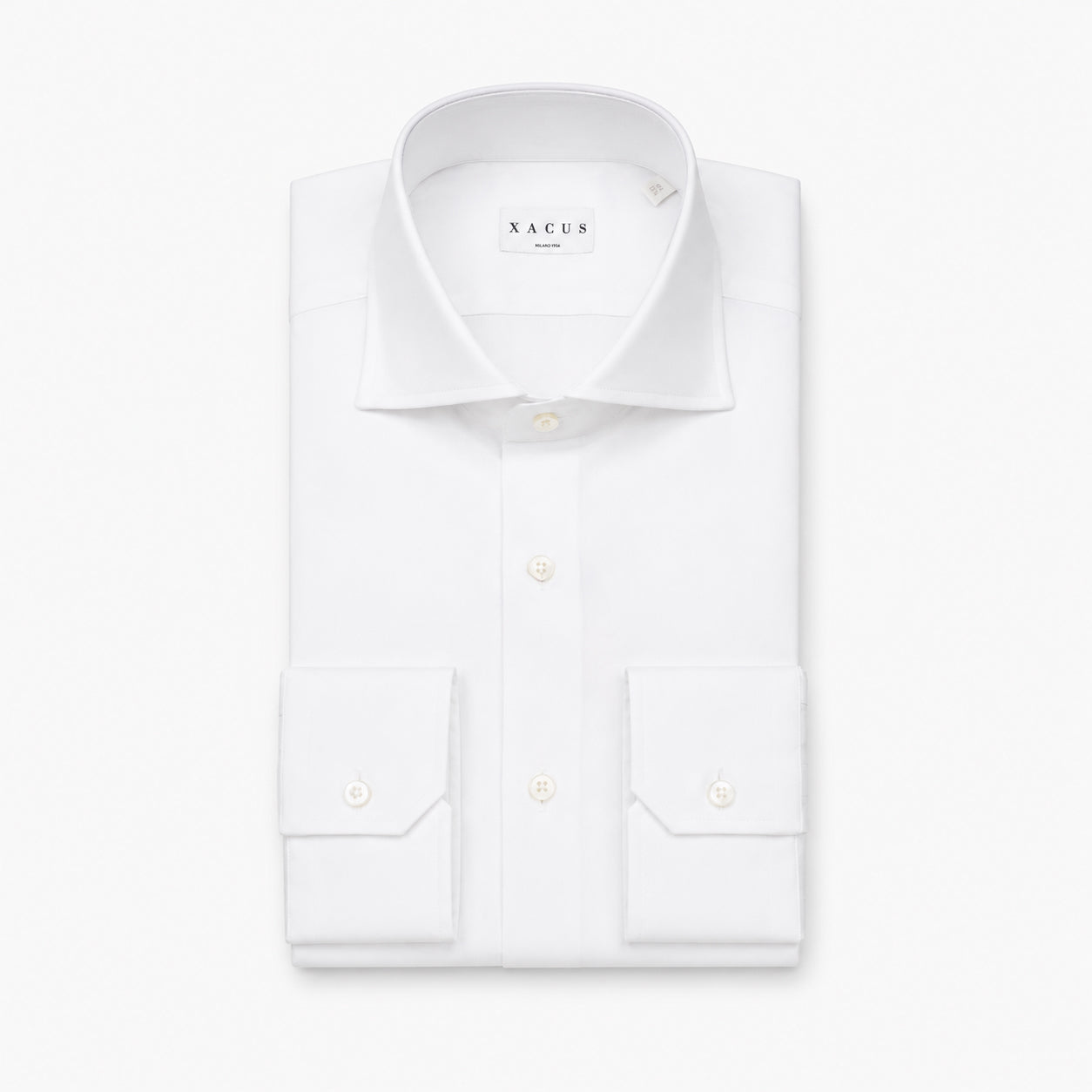 Xacus Overhemd Wit | Albini Stretch