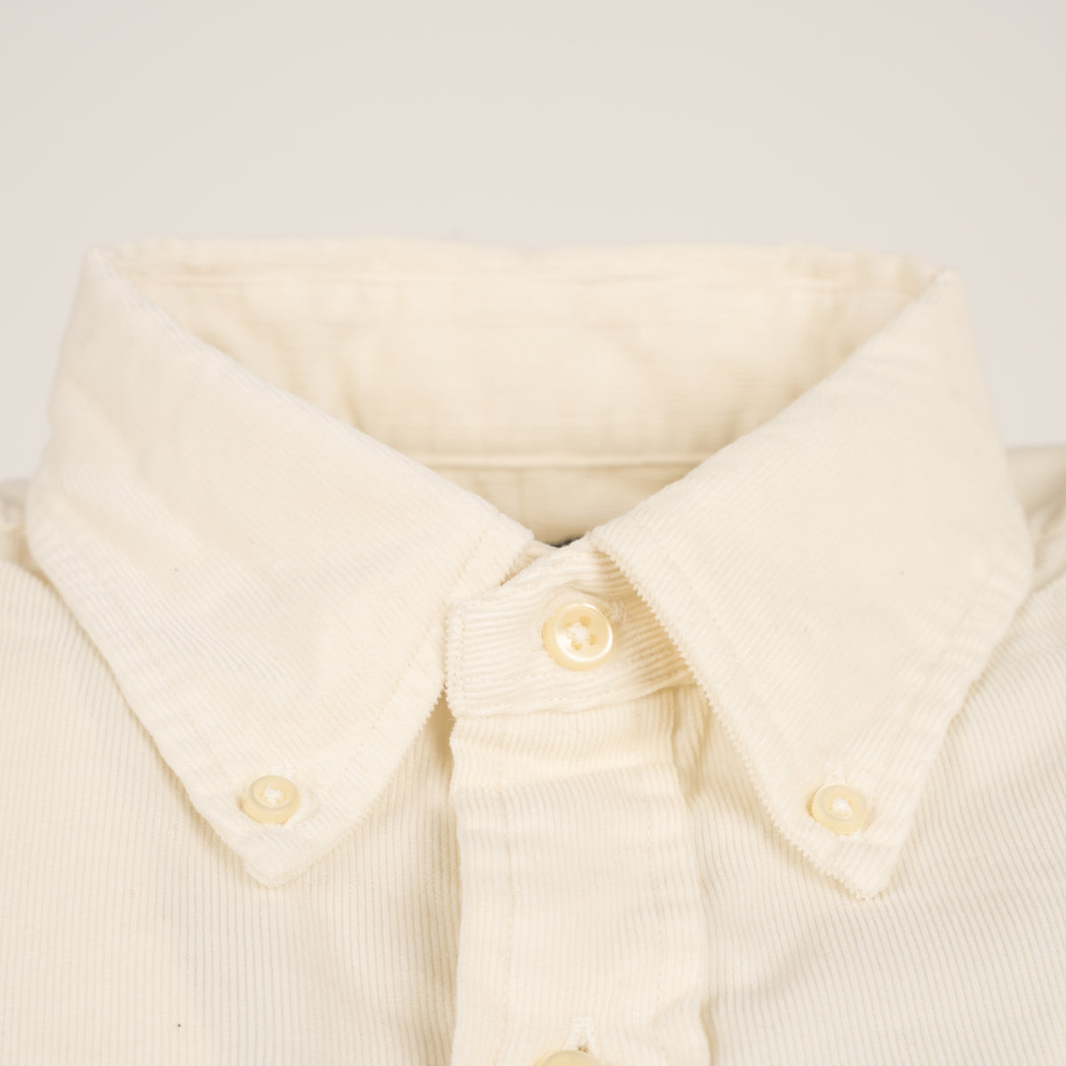 Ralph Lauren Corduroy Overhemd Crème | Custom Fit