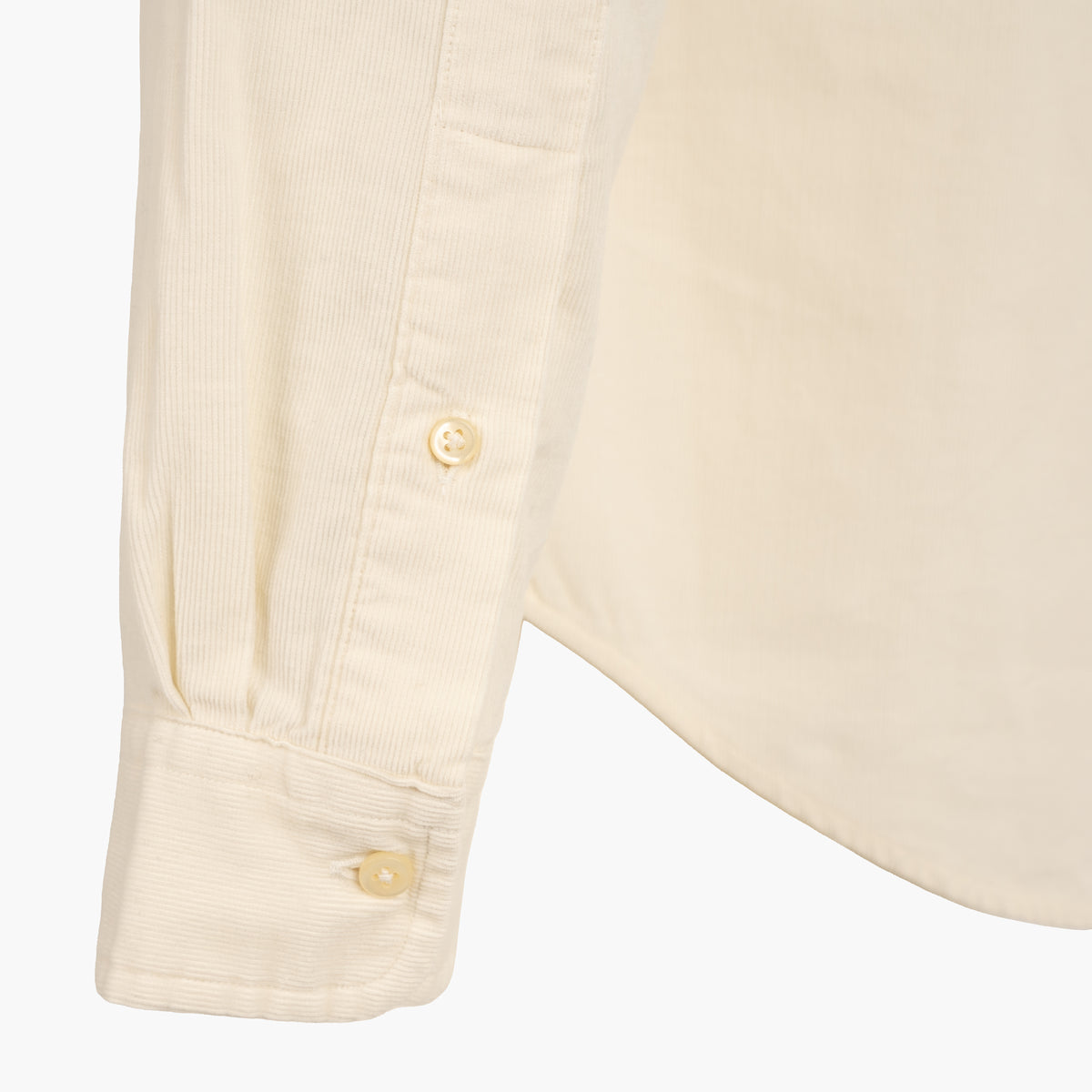 Ralph Lauren Corduroy Overhemd Crème | Custom Fit