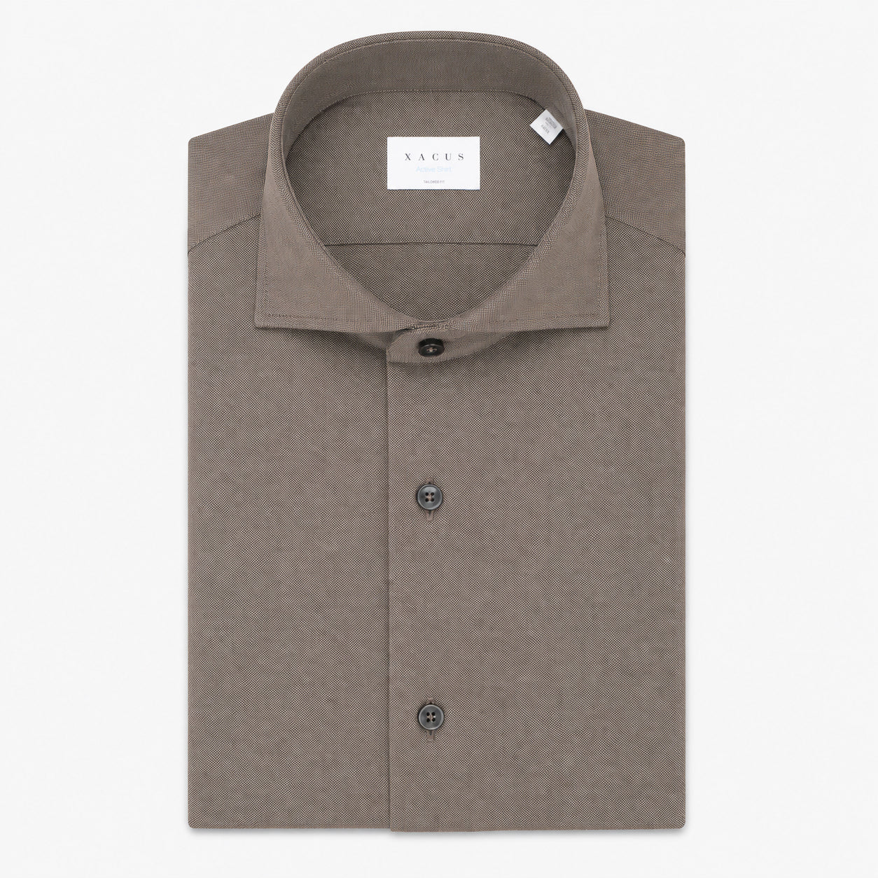 Xacus Overhemd Beige | Active Shirt
