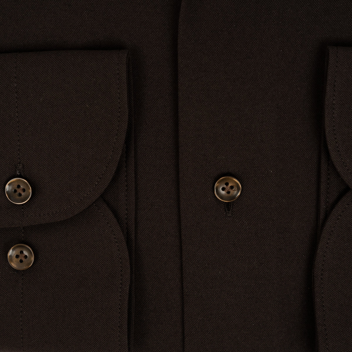Profuomo Overhemd Bruin | Japanese Knitted