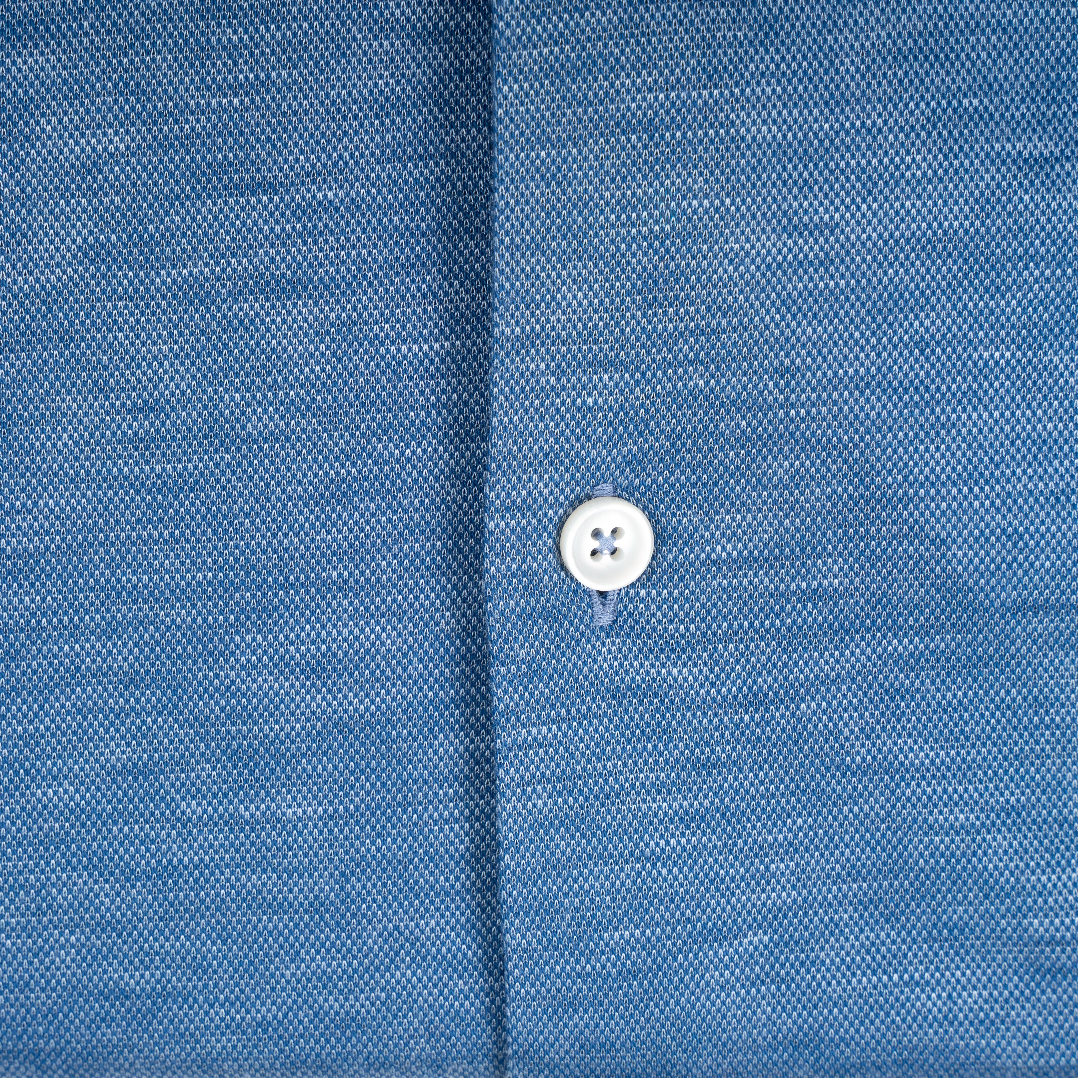 Xacus Overhemd Lichtblauw | Knitted Shirt