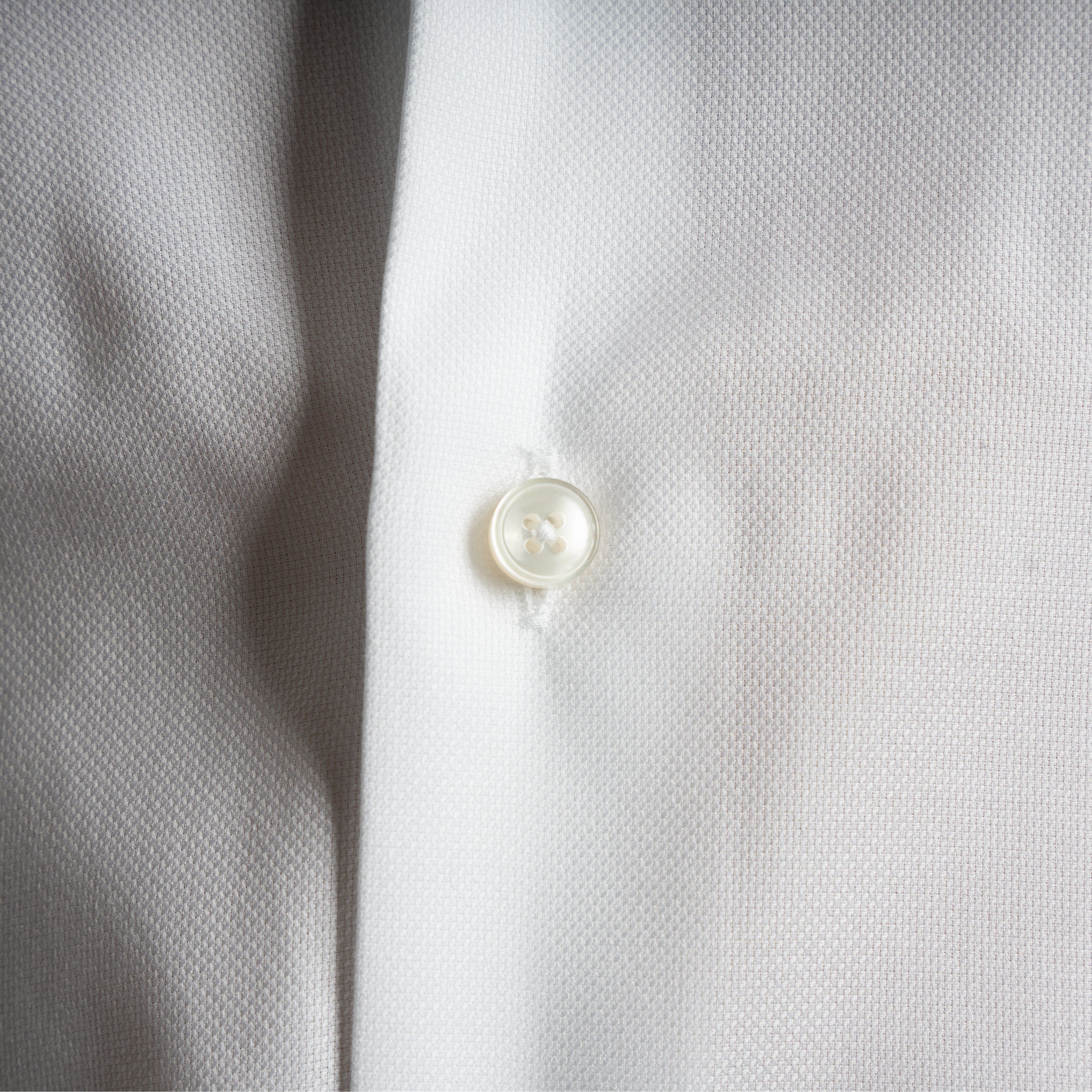 Xacus Overhemd Wit Oxford | Travel Shirt