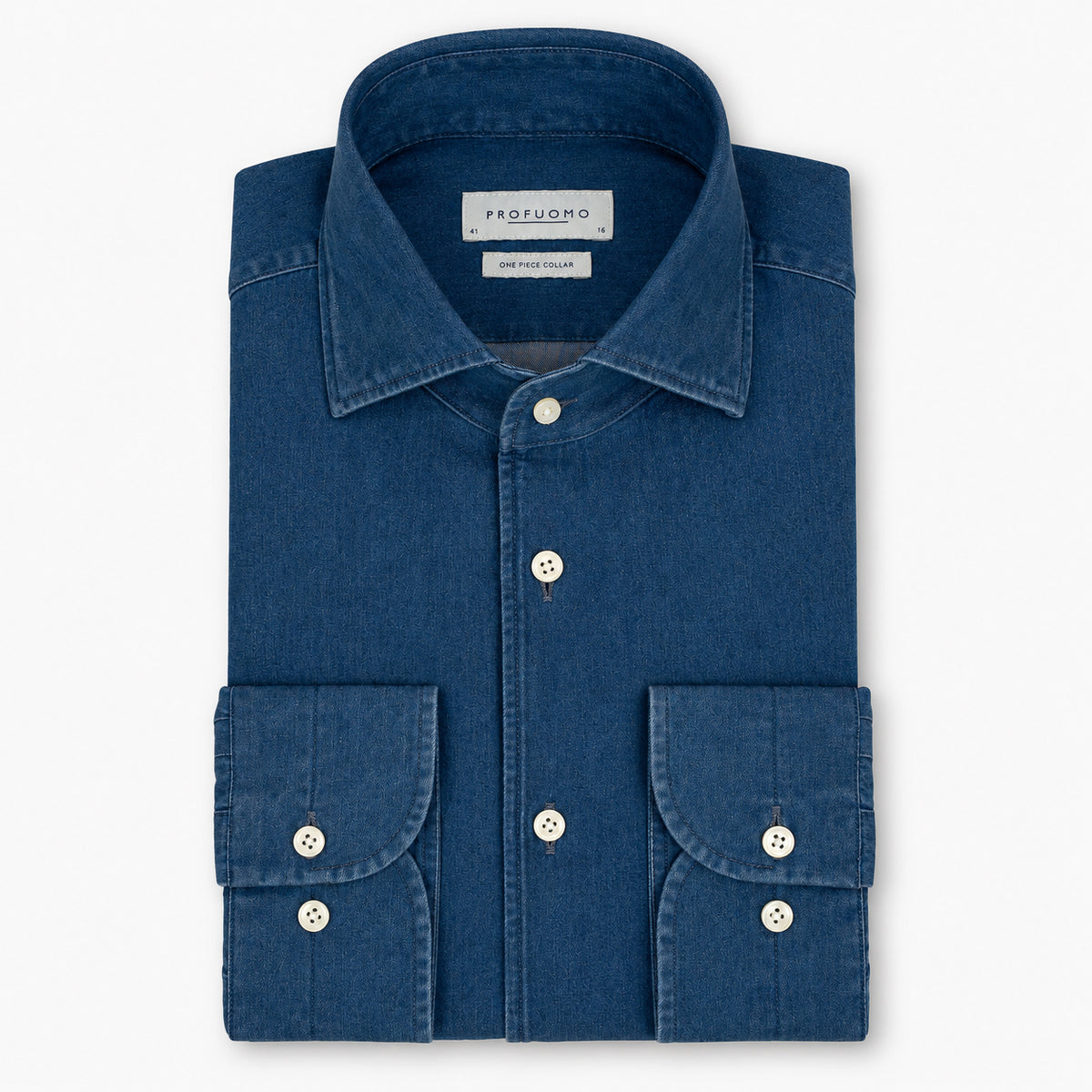 Profuomo Overhemd Donkerblauw | Indigo