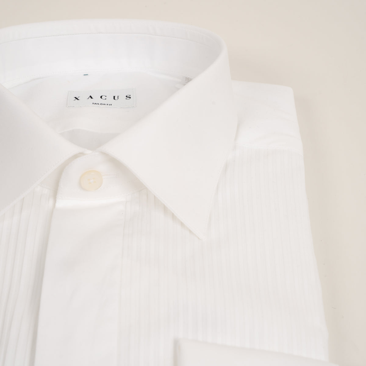 Xacus Smoking Overhemd Wit | Tailor Fit