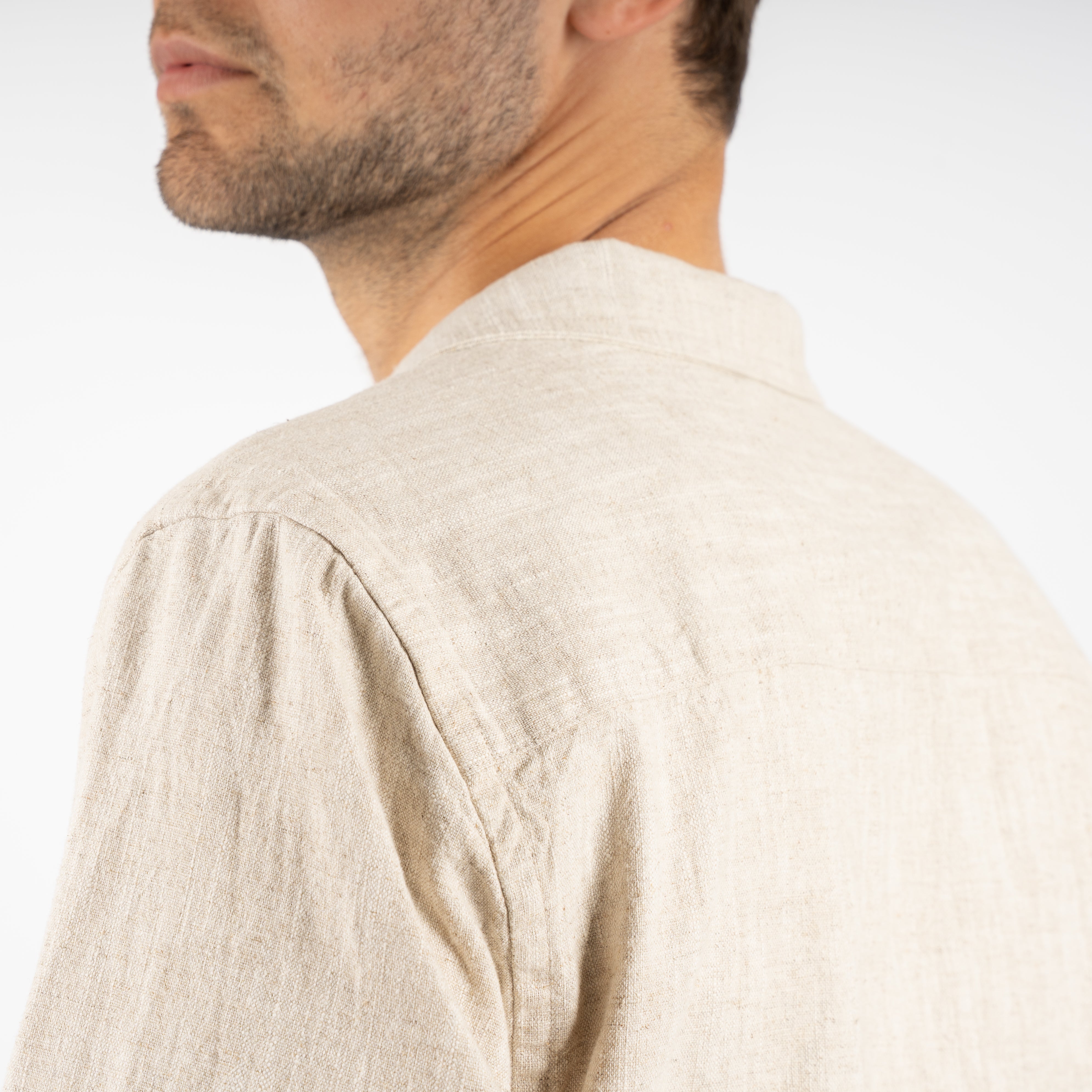 Profuomo Overshirt Beige | Linnen