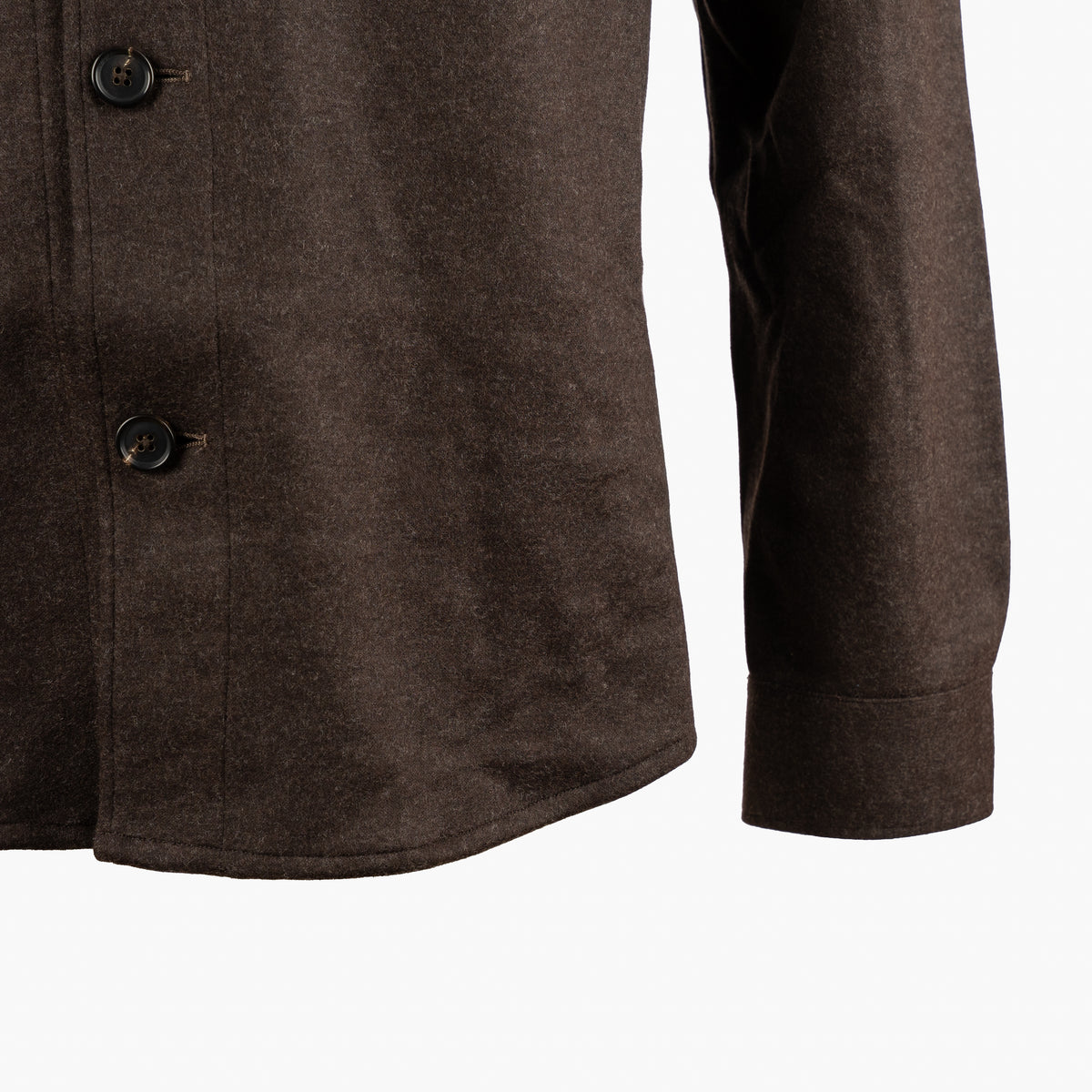 Profuomo Overshirt Bruin | Knitted