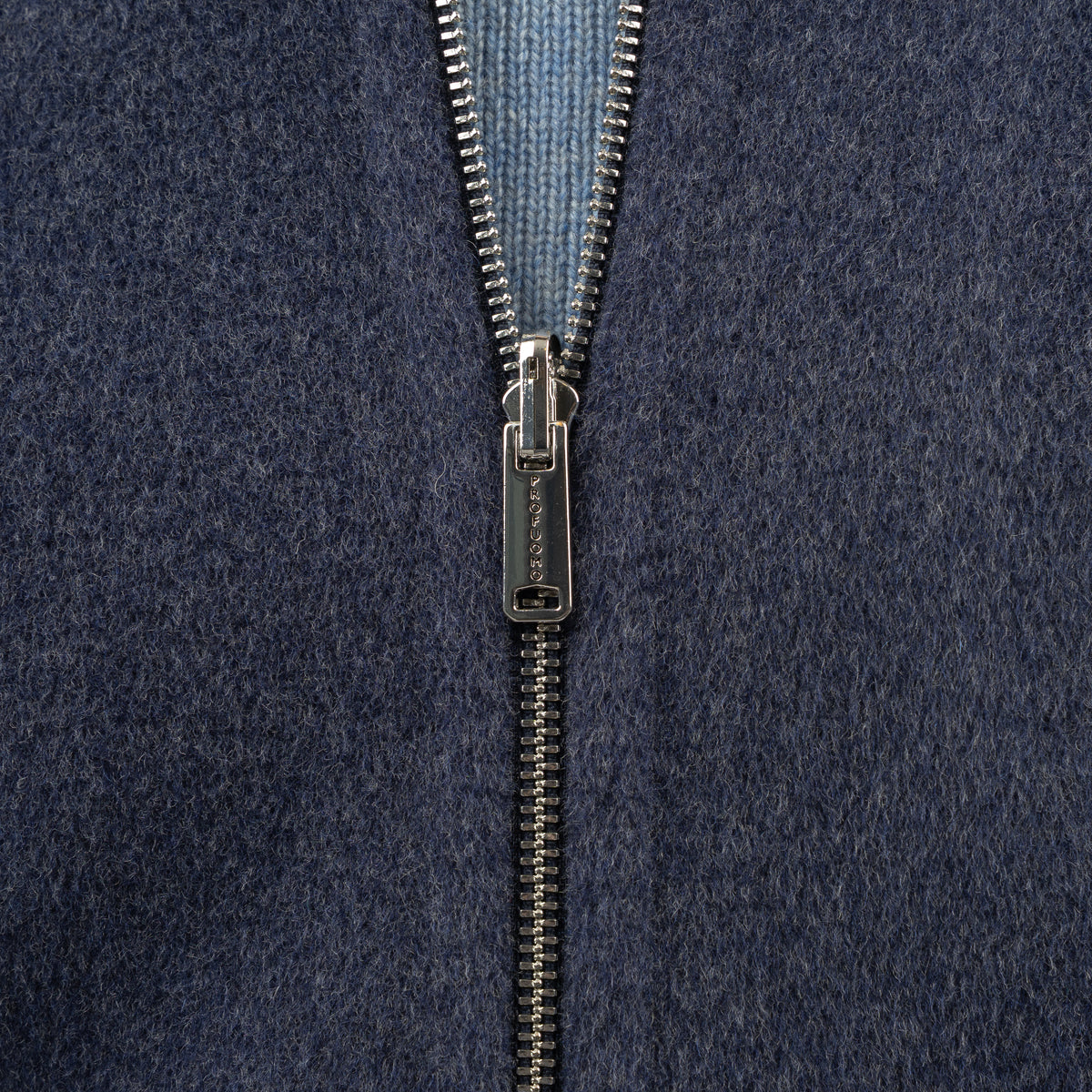 Profuomo Overshirt Blauw | Reversible Wool