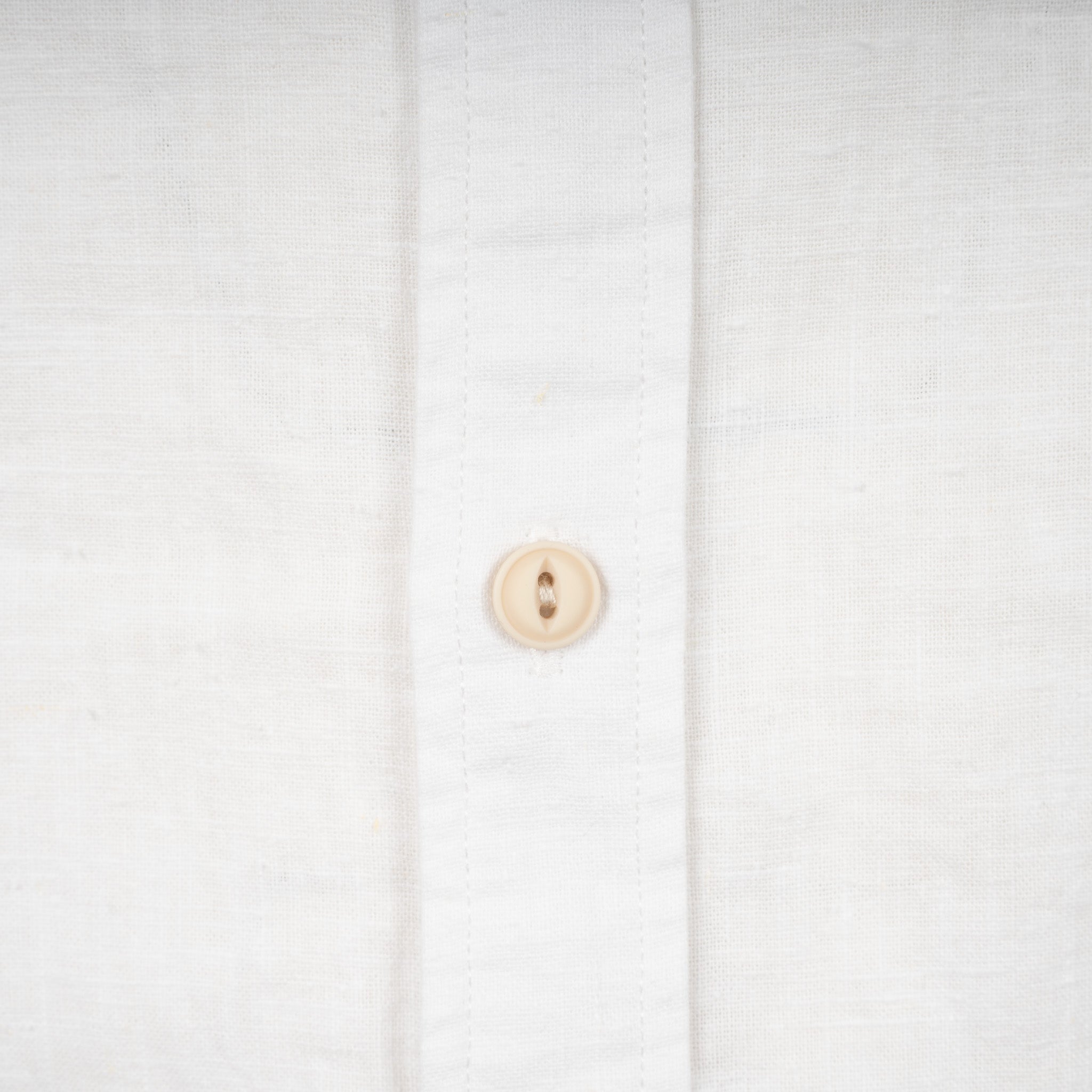 Denham Linnen Overhemd Wit | Scissor Button Down