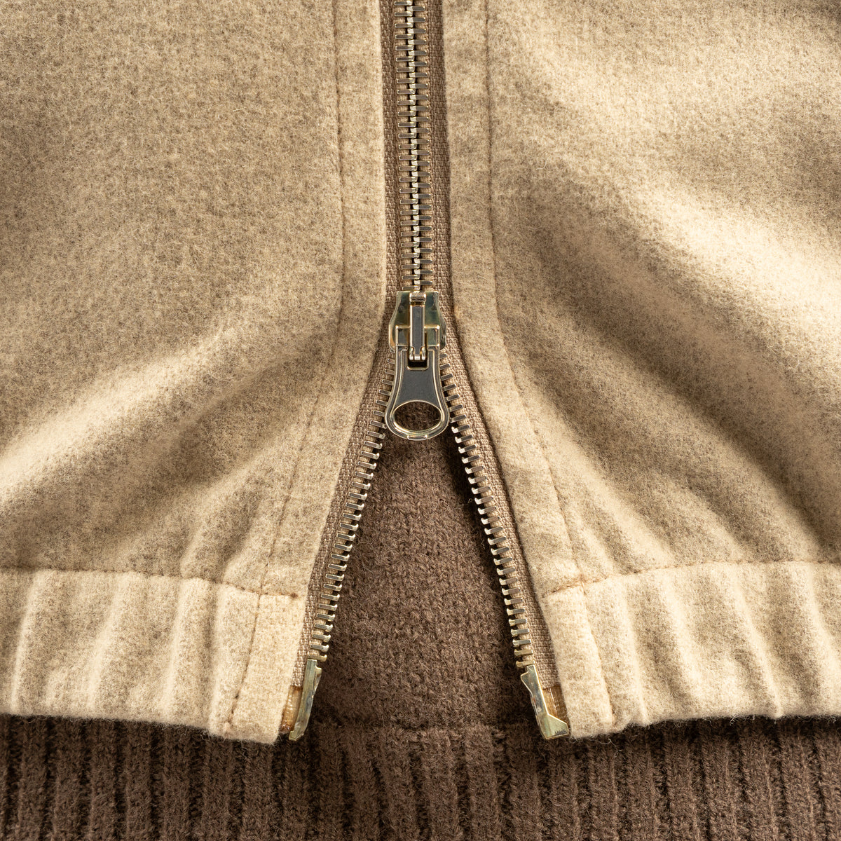 Stone Island Flannel Overshirt Beige | Wool Nylon Flannel-TC
